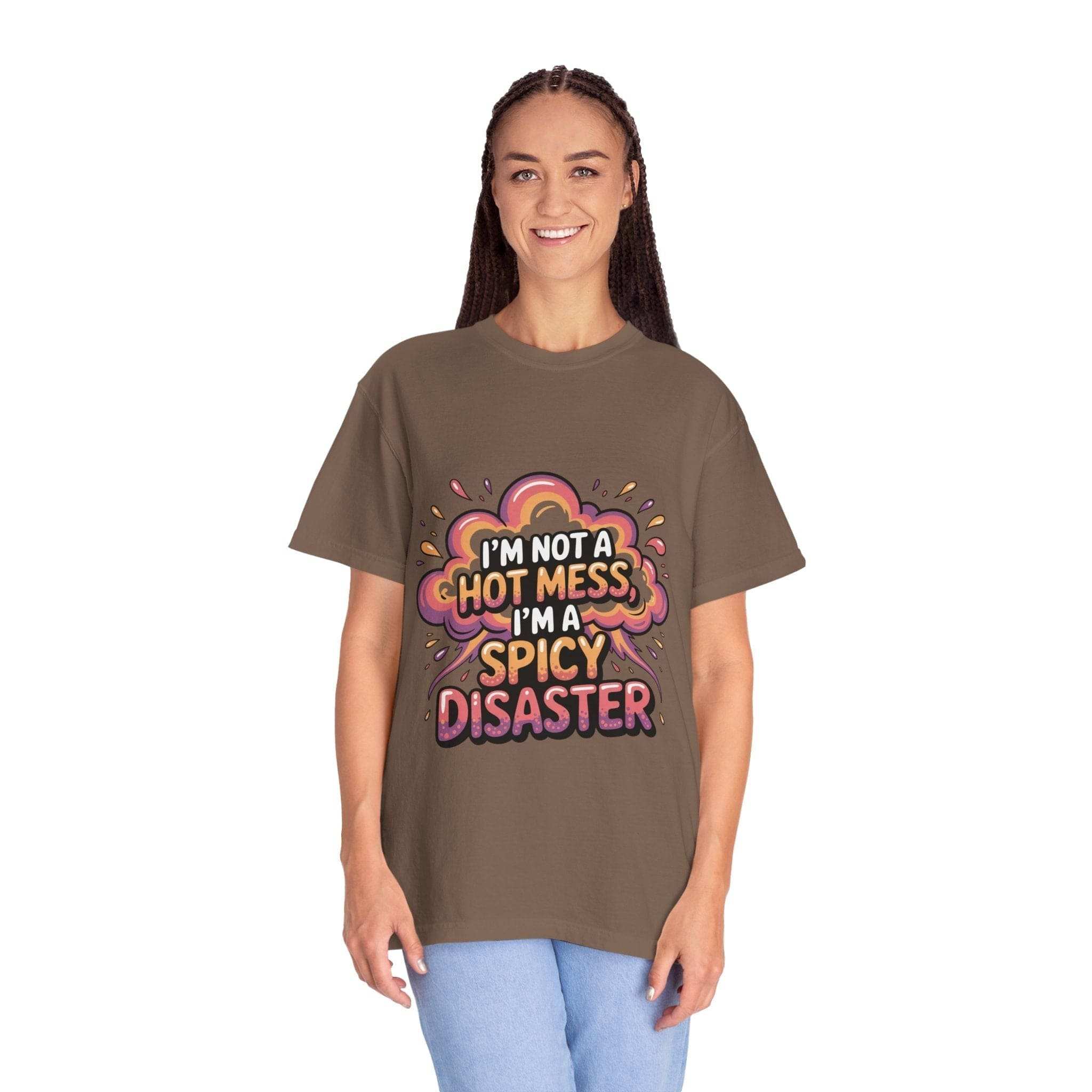 Graphic Tee - Spicy Disaster Unisex Garment-Dyed T-shirt