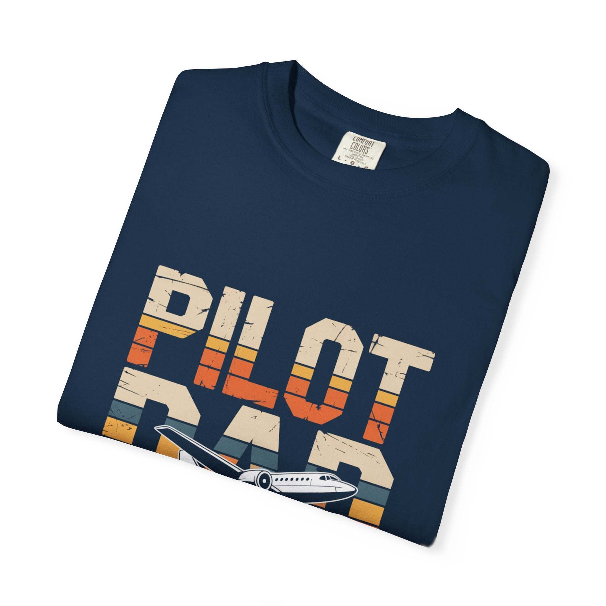 Pilot Dad Like a Normal Dad But Cooler T-shirt in vintage style on soft cotton fabric