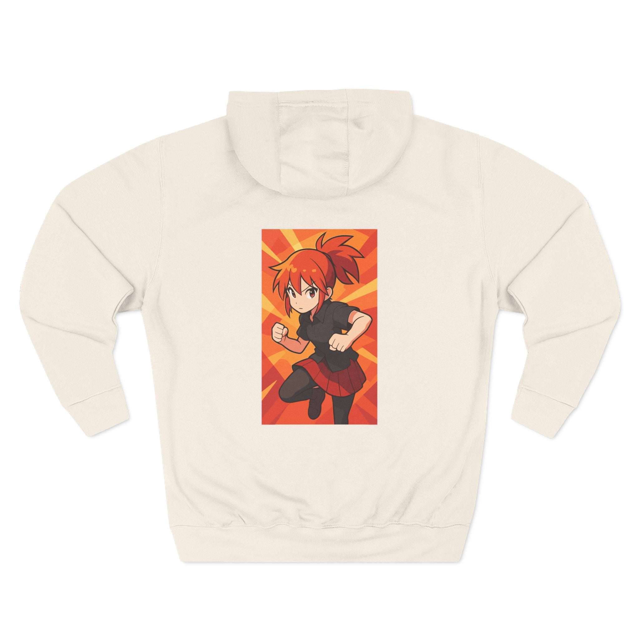 Fleece Hoodie Anime Power Girl