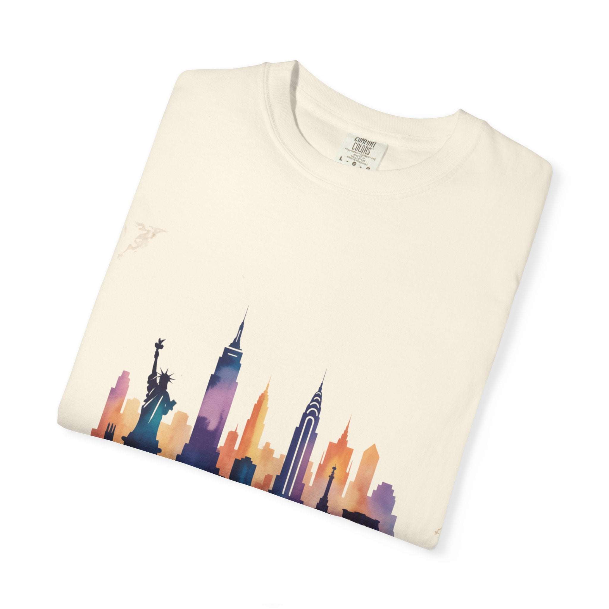 Garment-Dyed T-shirt - New York State of Mind Design