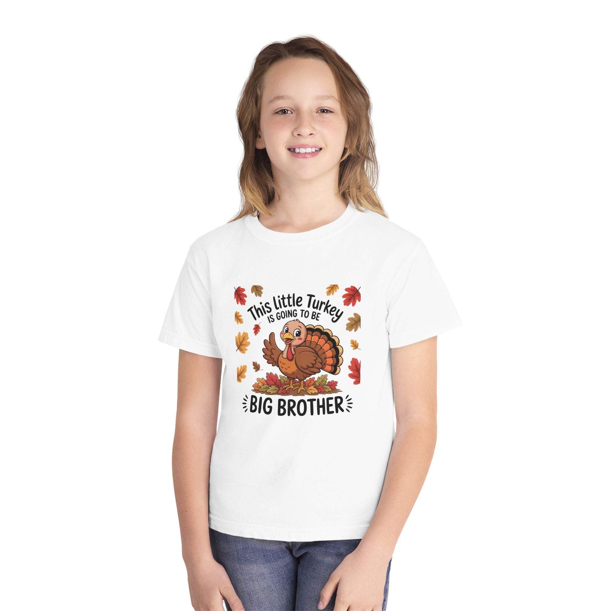 Youth Tee Big Brother Thanksgiving Announcement Shirt