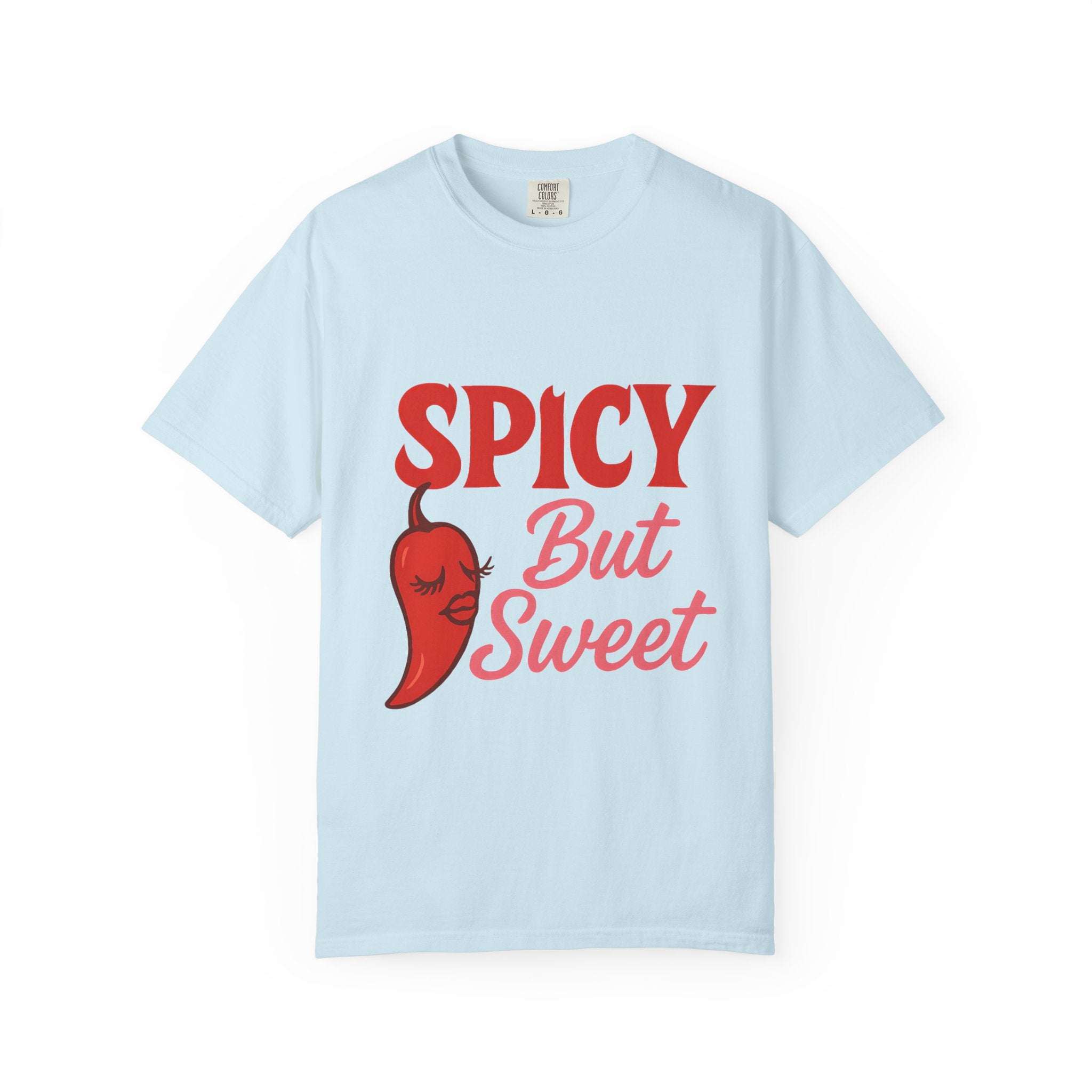Spicy But Sweet T-shirt | Funny Unisex Garment-Dyed Tee for Foodies