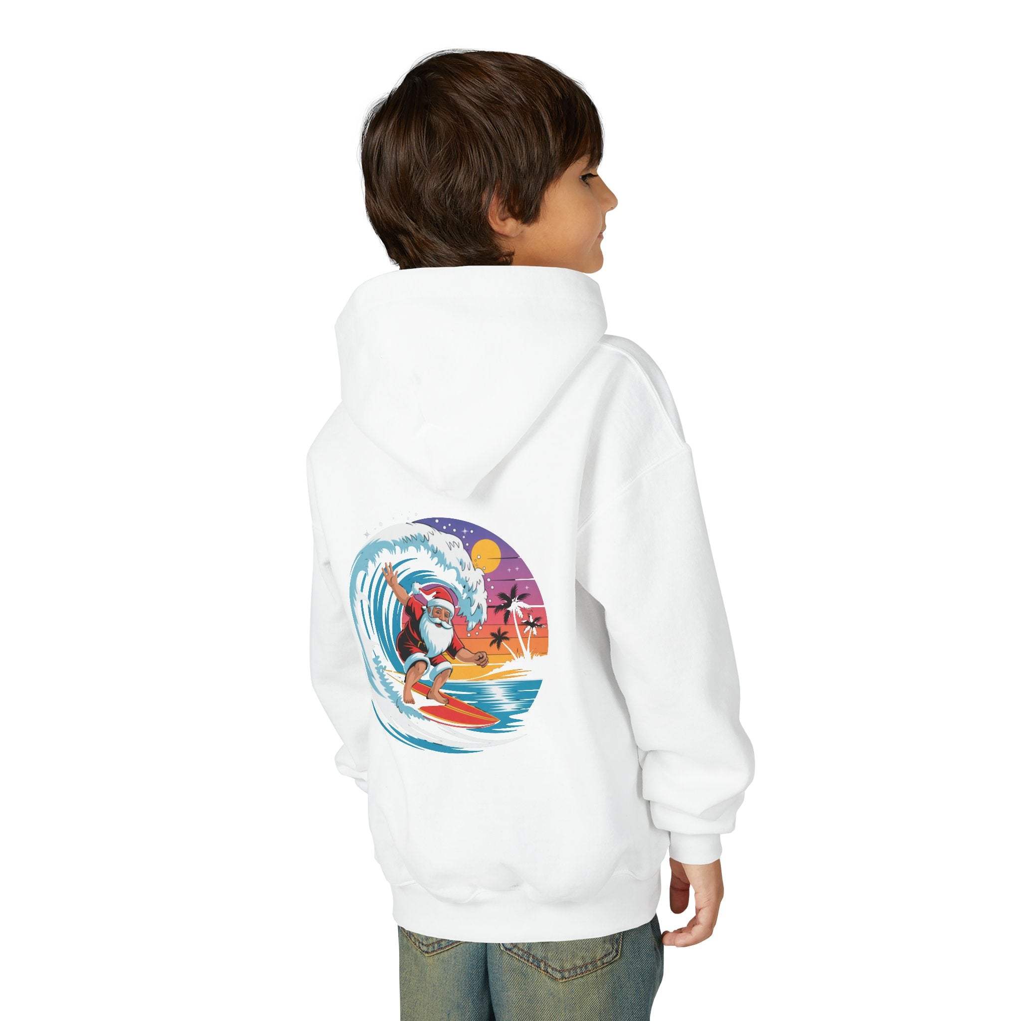 Surfing Santa Hoodie