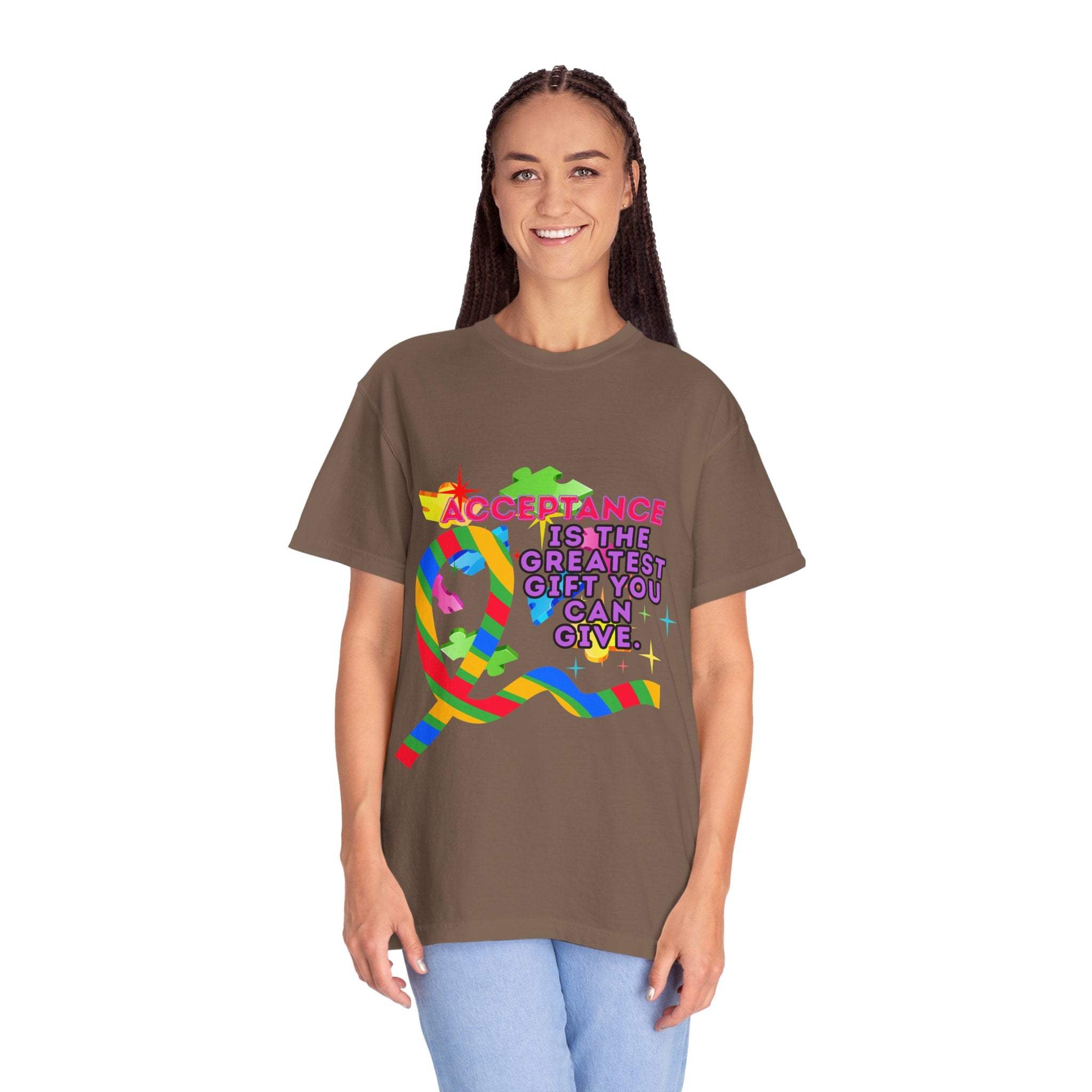 Garment-Dyed T-shirt - Autism Acceptance