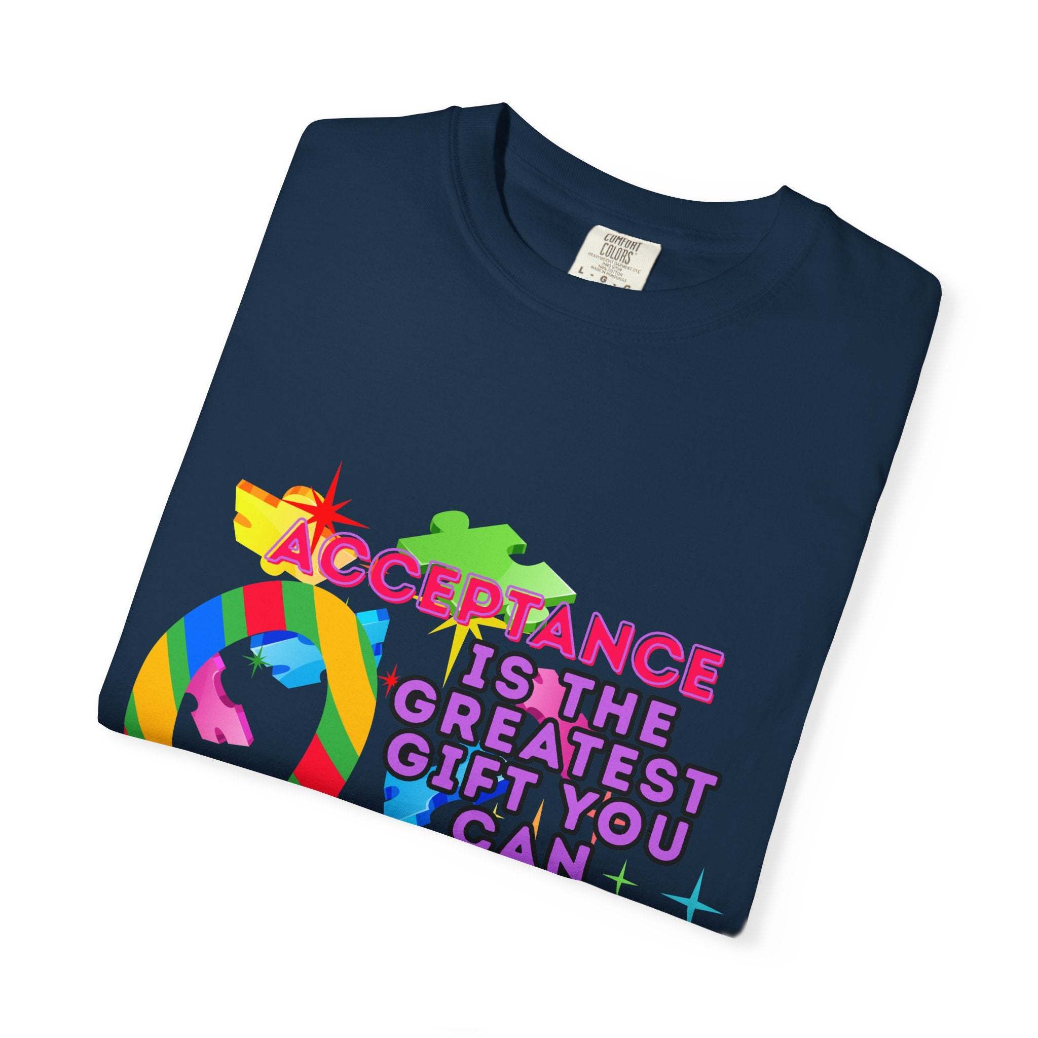 Garment-Dyed T-shirt - Autism Acceptance