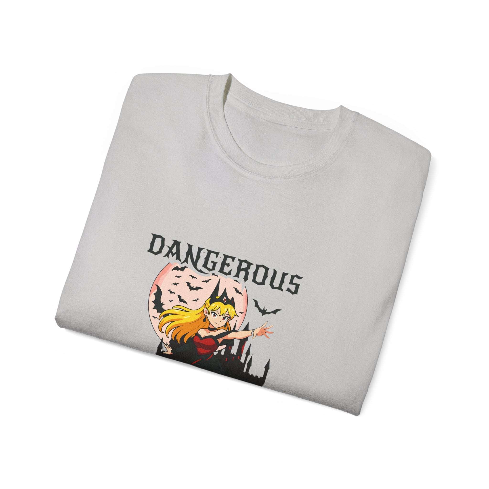 T-Shirt - Anime Halloween Dangerous Girl Print