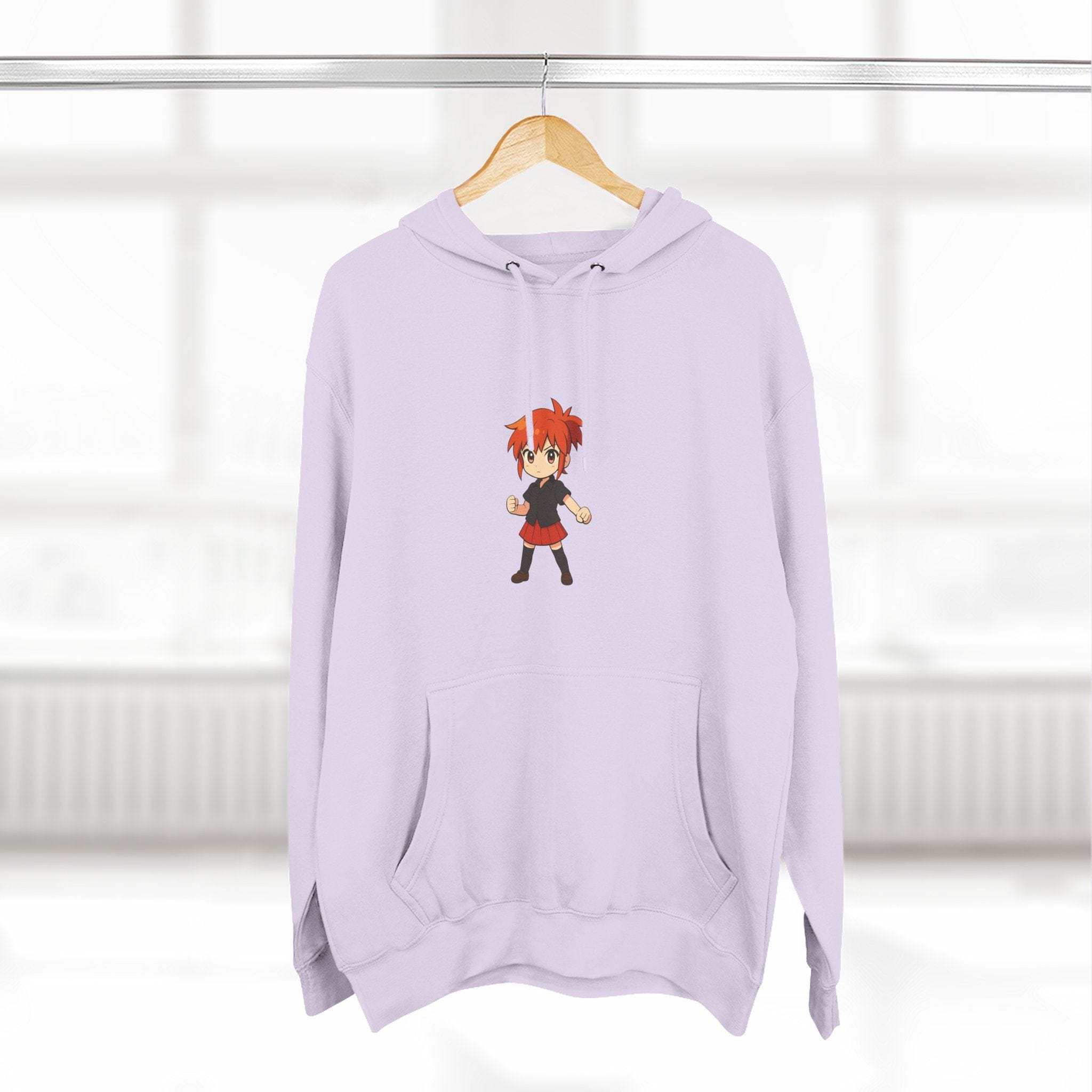 Fleece Hoodie Anime Power Girl