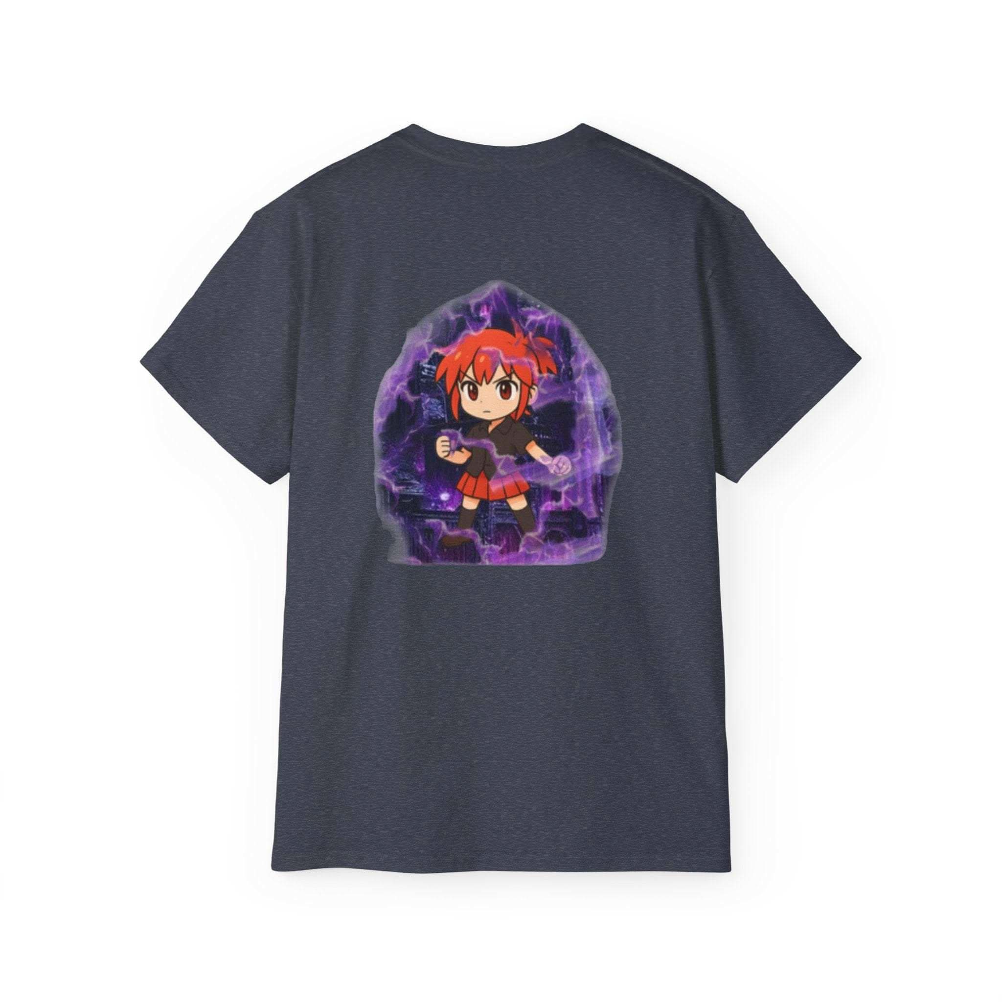 Anime Purple Power Girl Unisex T-shirt