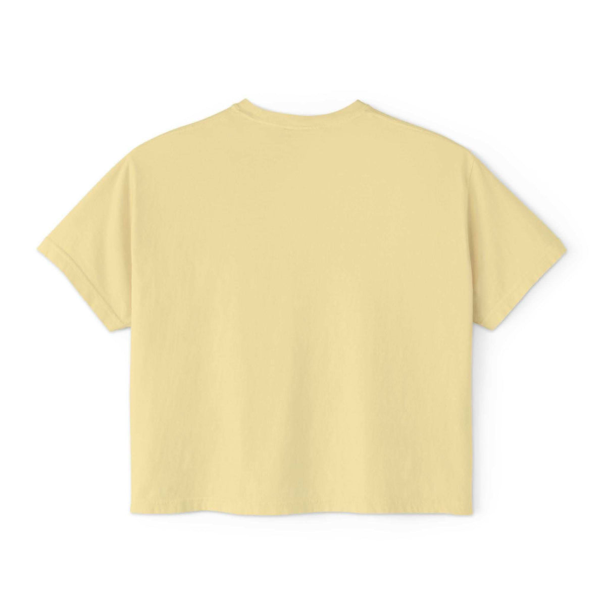 Light yellow t-shirt on a white background