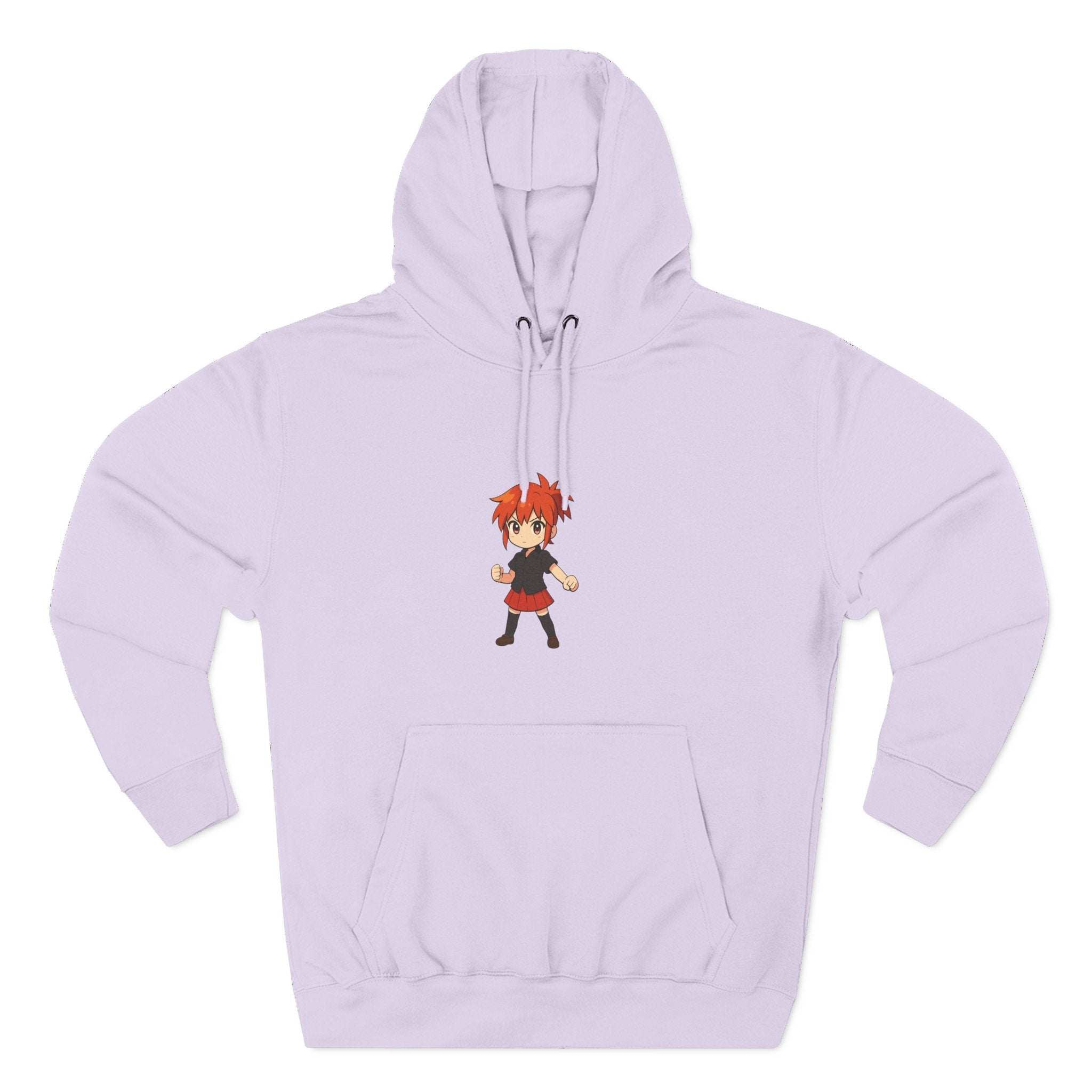 Fleece Hoodie Anime Power Girl
