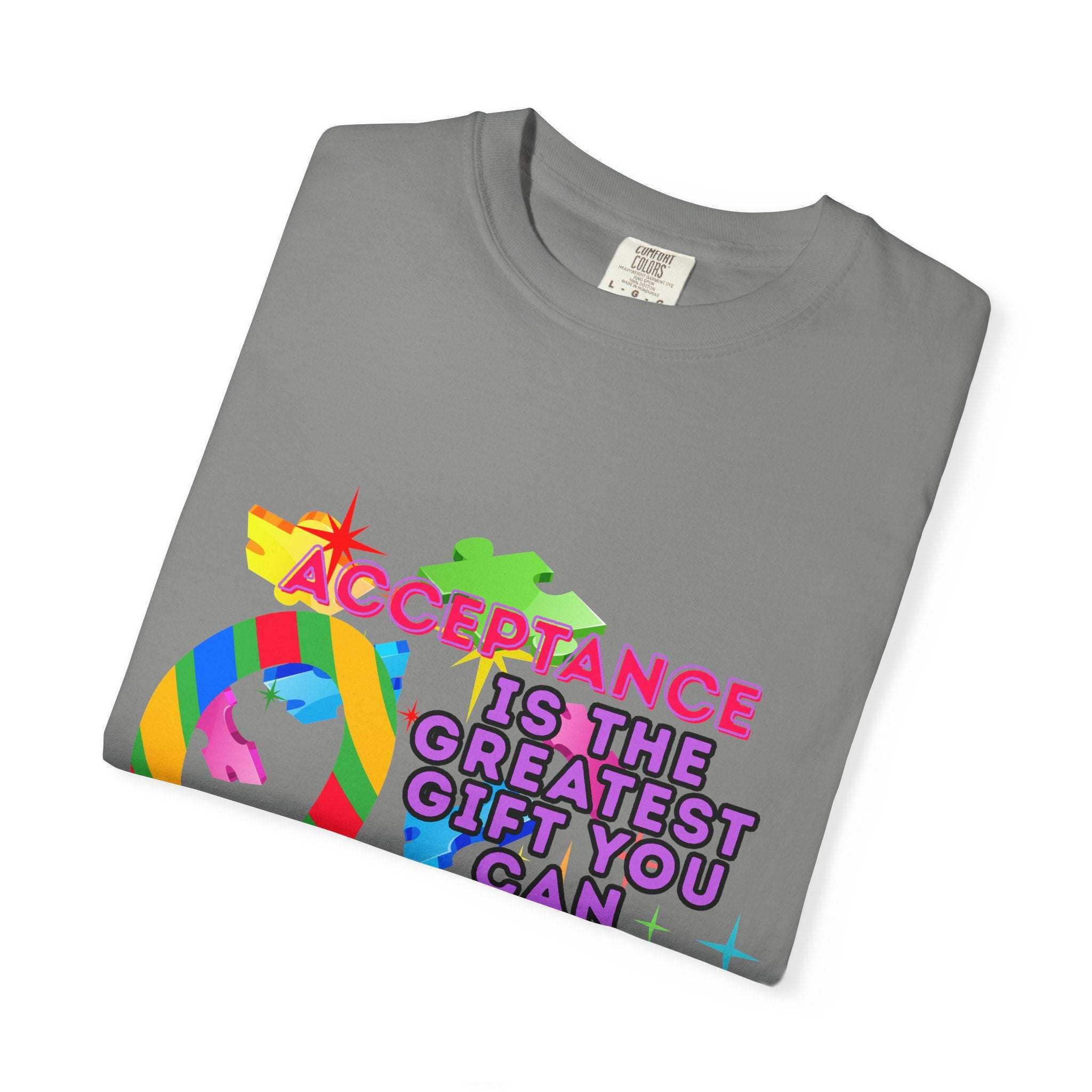 Garment-Dyed T-shirt - Autism Acceptance