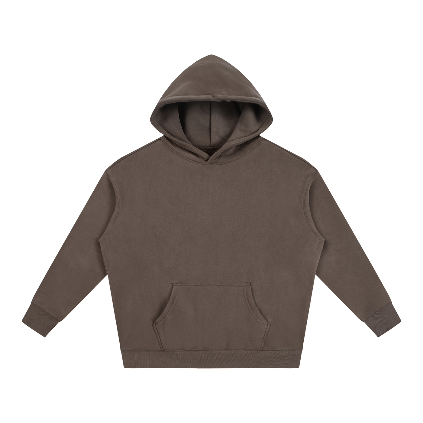 oversize fleeced hoodie heavyweight unisex streetwear pullover sweatshirt in black with drop shoulders and adjustable hood