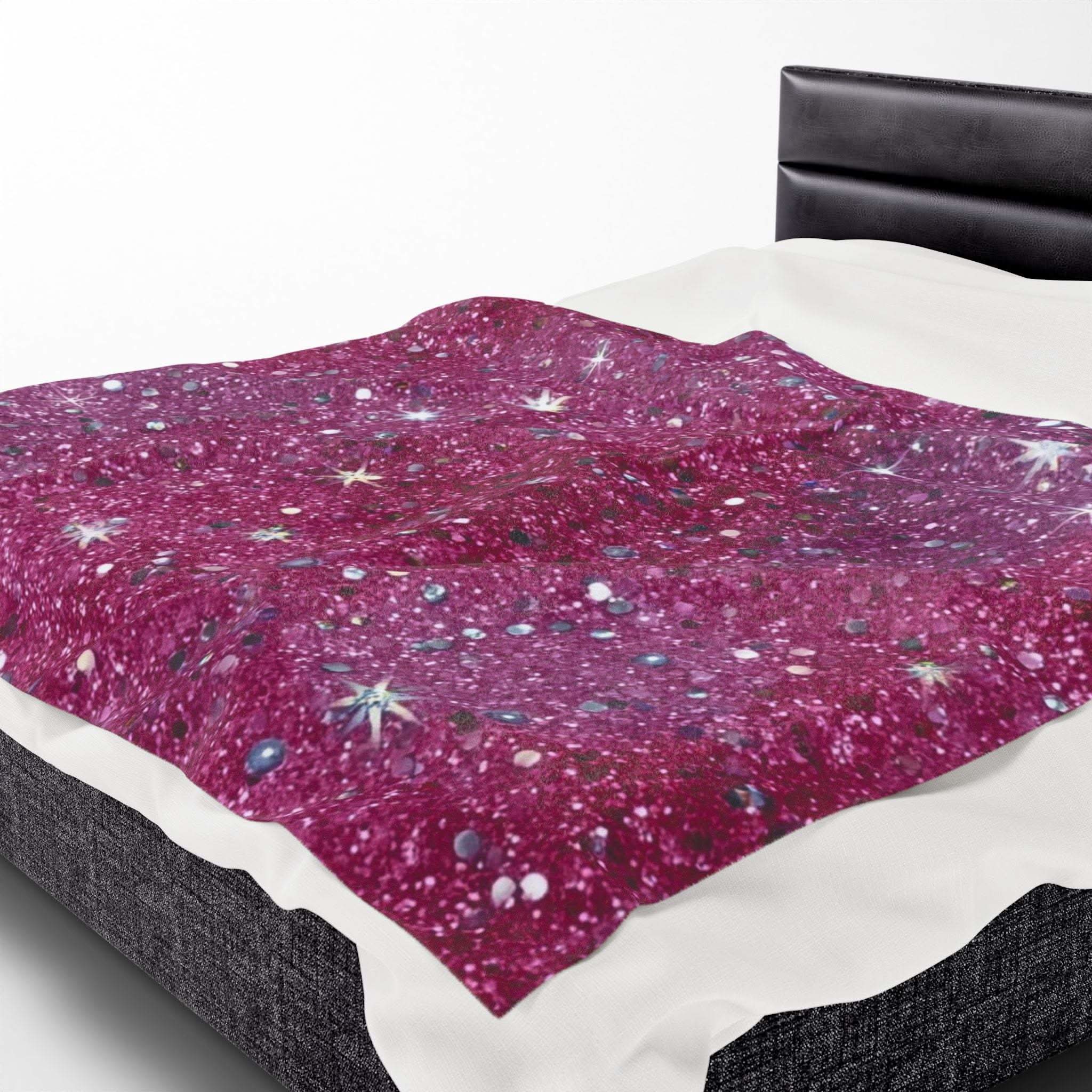 Plush Blanket - Starry Pink Design | Cozy & Luxurious Comfort blanket