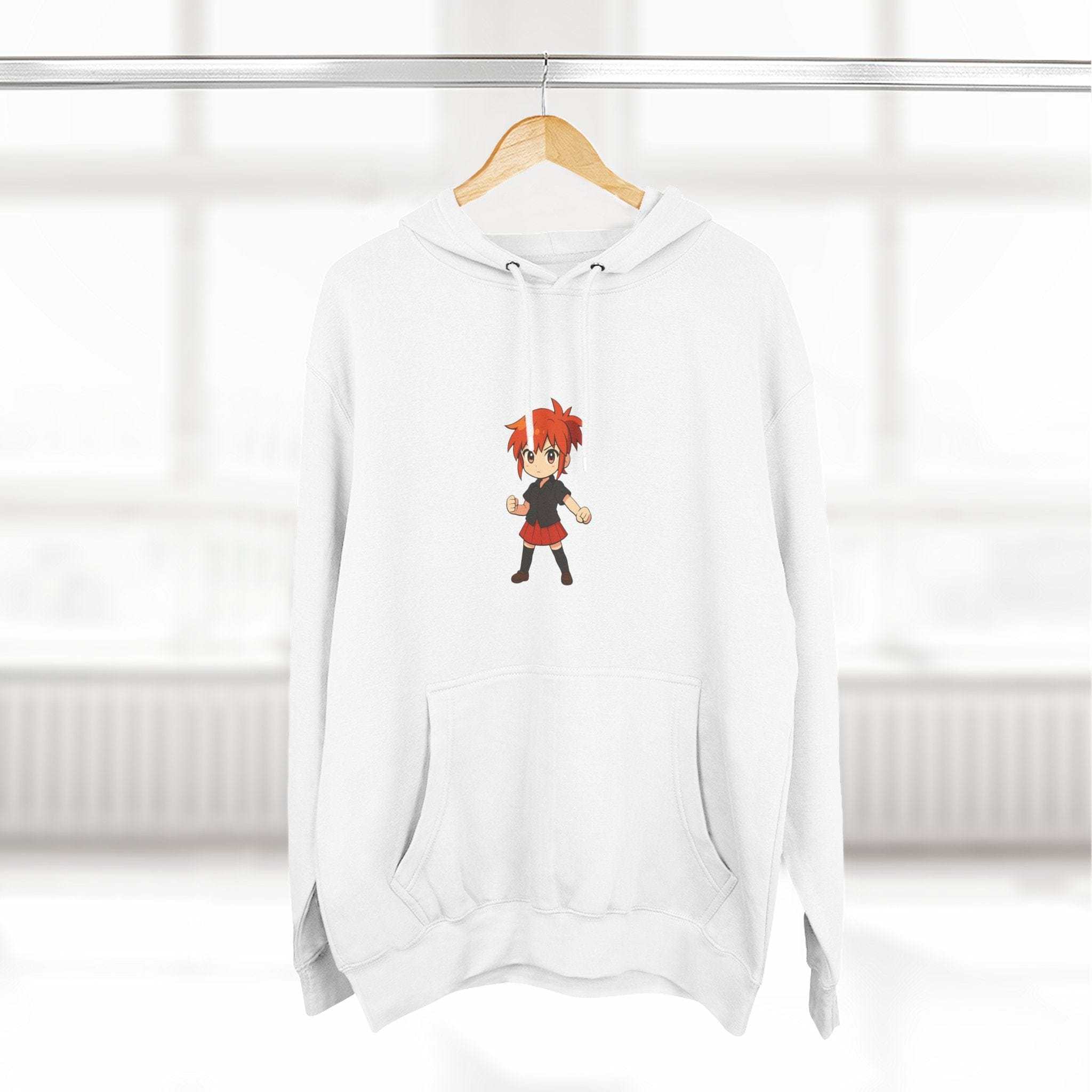 Fleece Hoodie Anime Power Girl