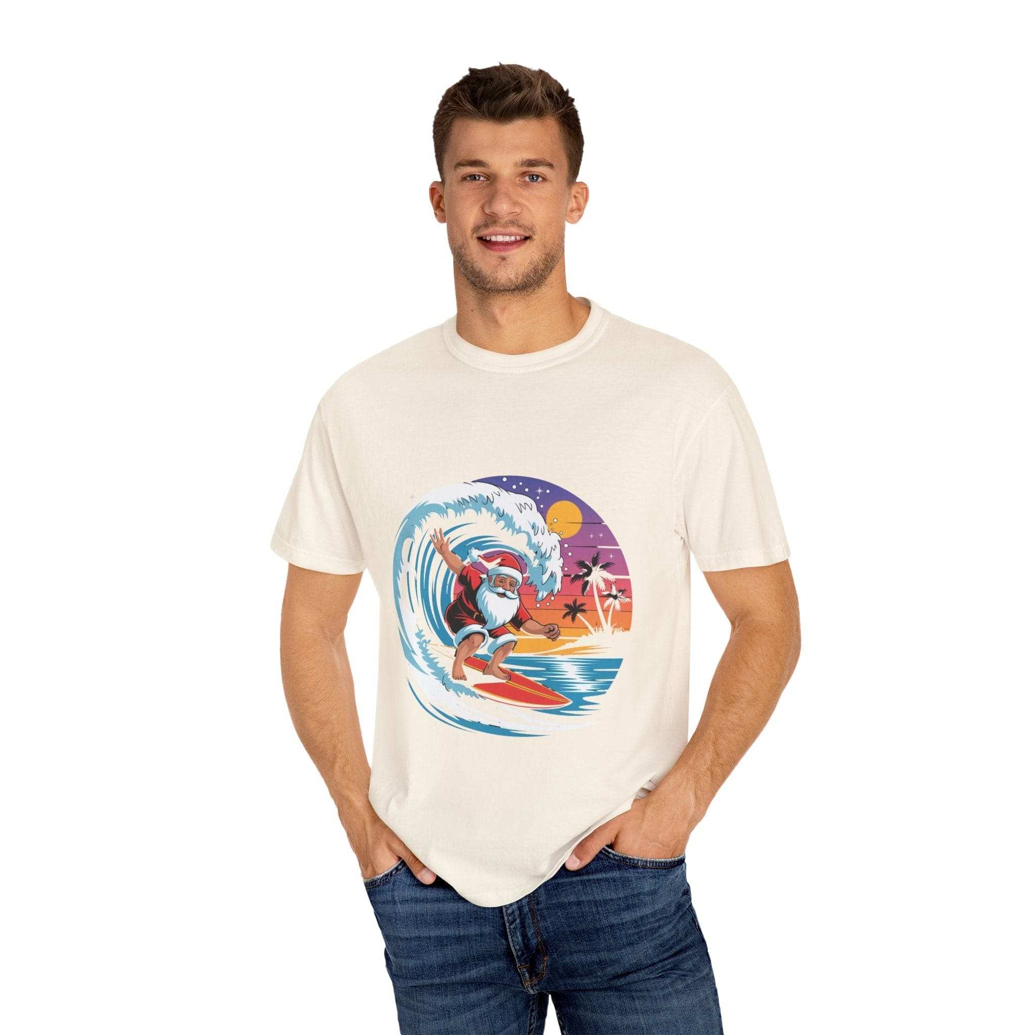 Surfing Santa T-shirt