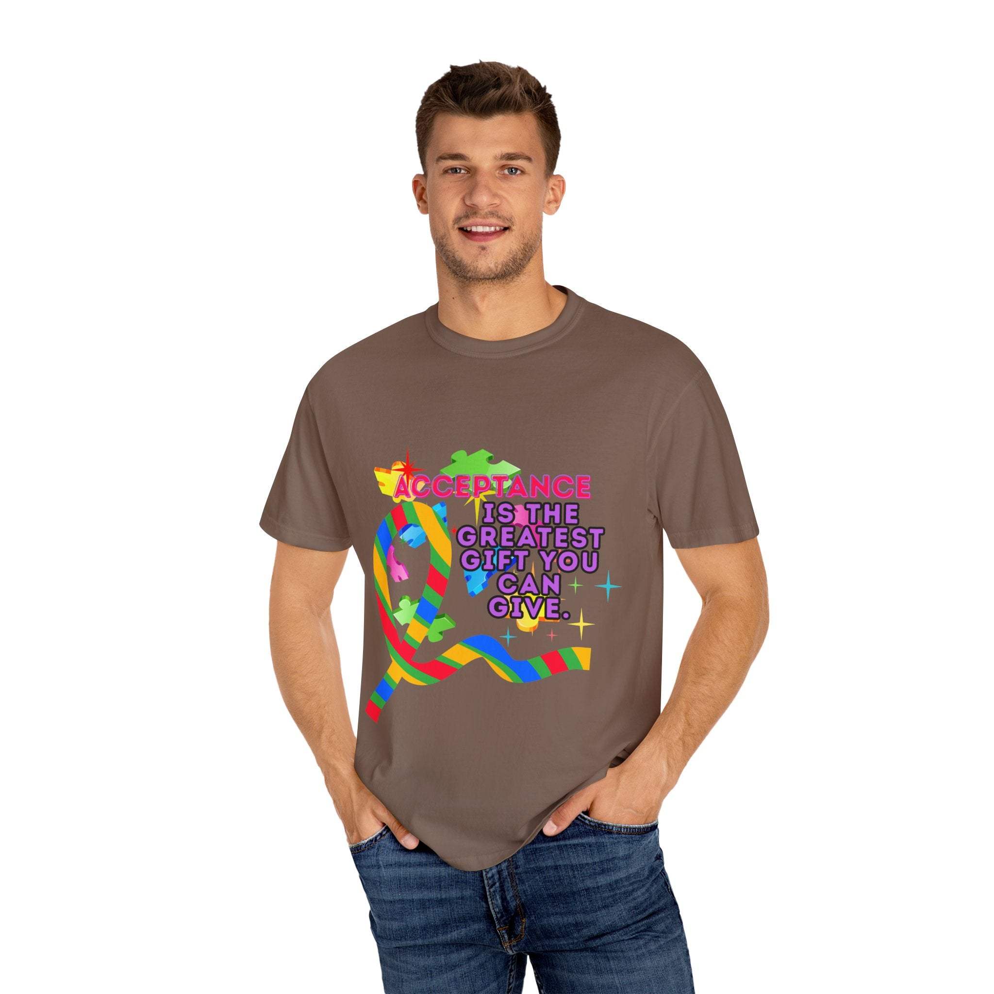 Garment-Dyed T-shirt - Autism Acceptance