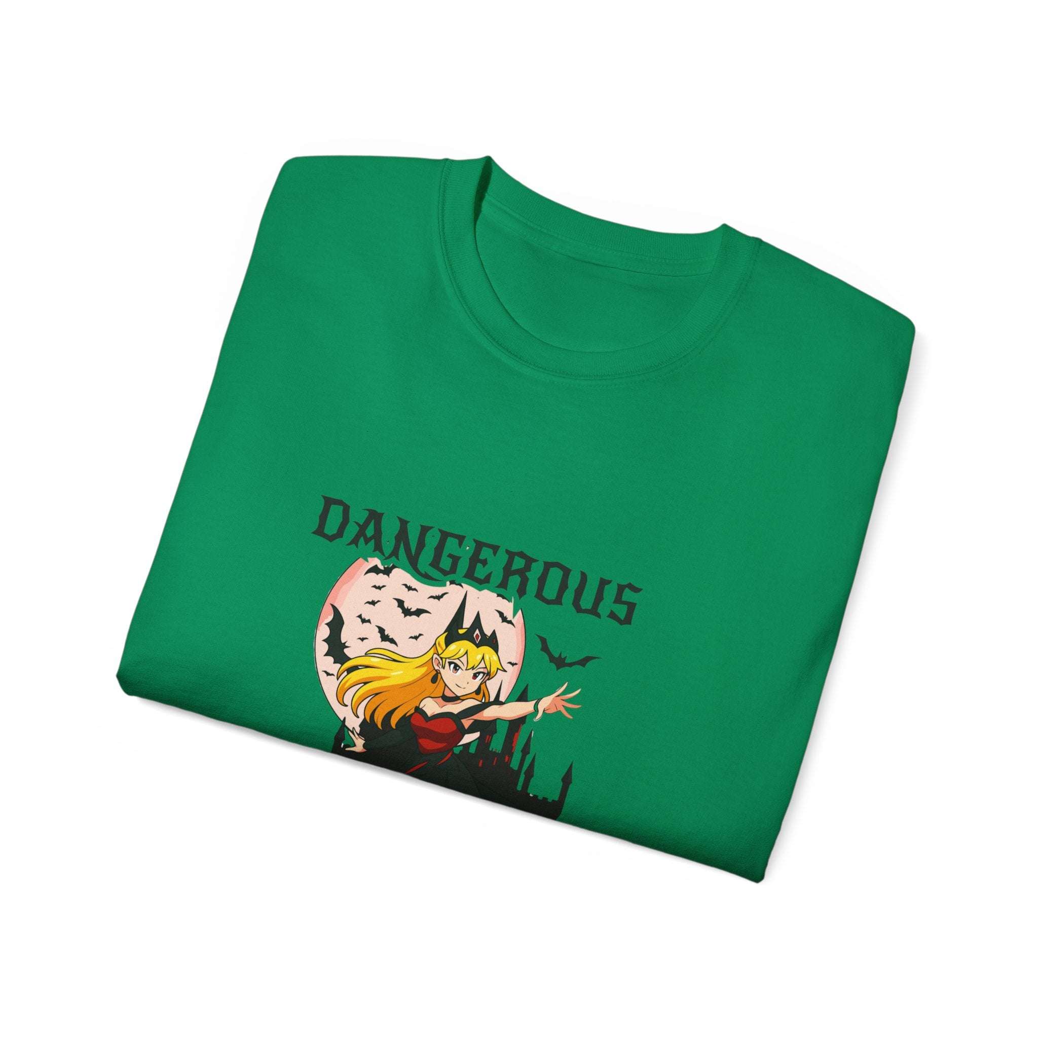 T-Shirt - Anime Halloween Dangerous Girl Print