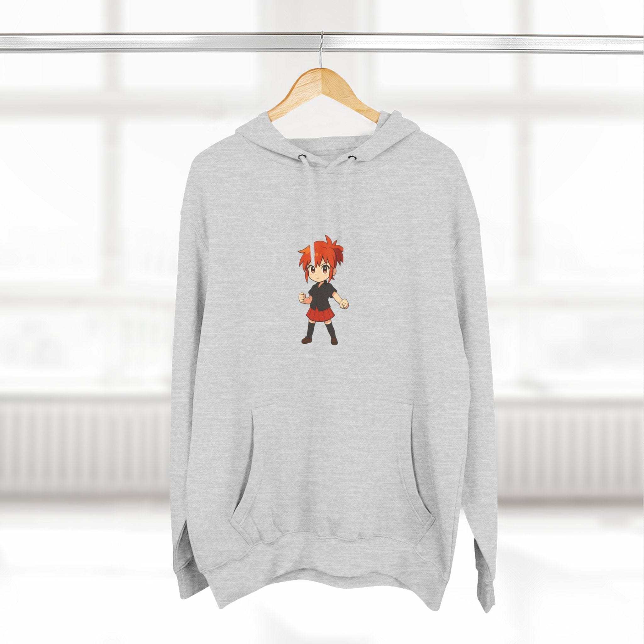Fleece Hoodie Anime Power Girl