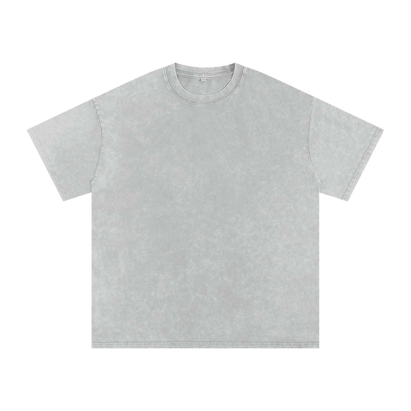 Snow washed oversized cotton t-shirt in black by ODMPOD, featuring a relaxed fit and casual style.