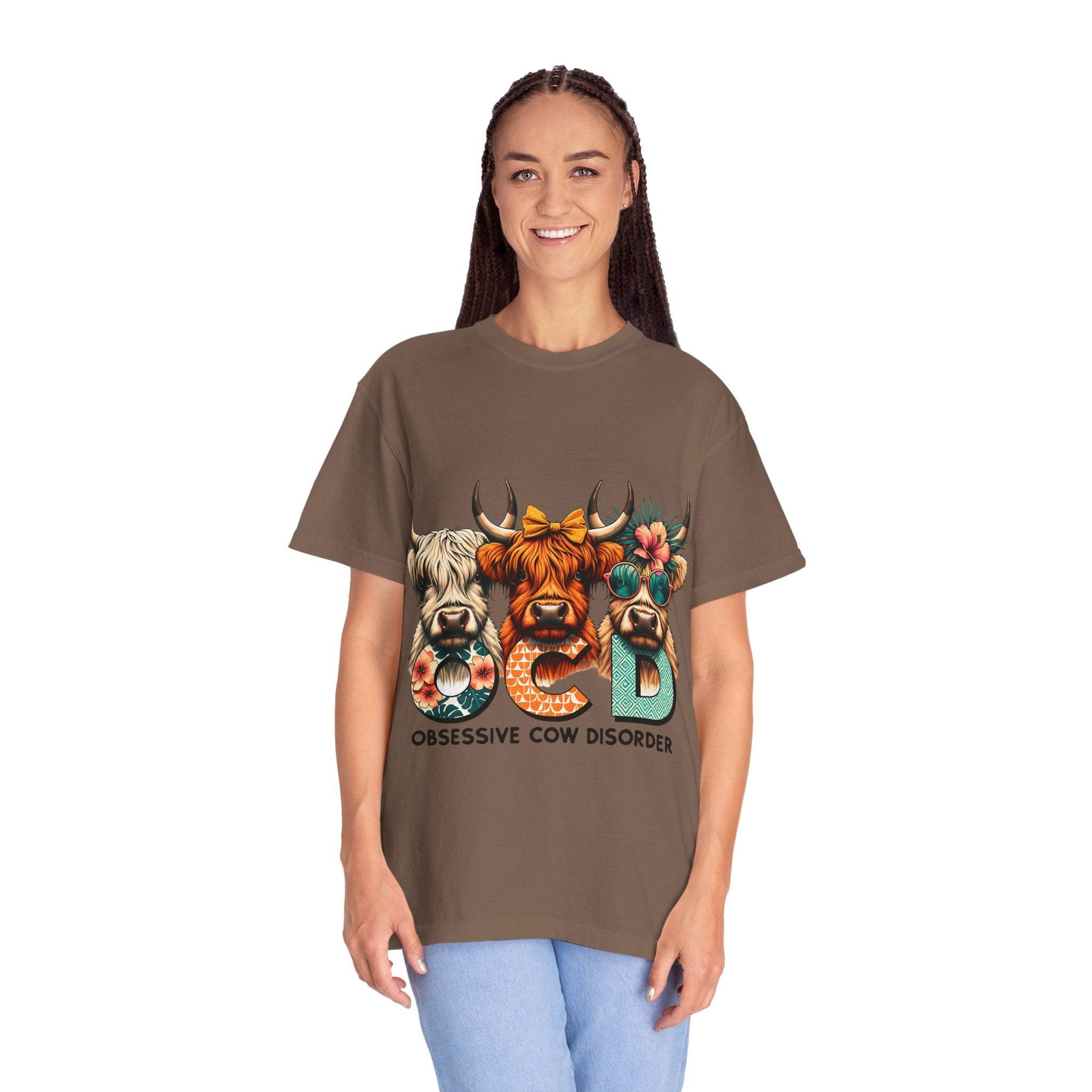 Funny OCD Obsessive Cow Disorder T-shirt