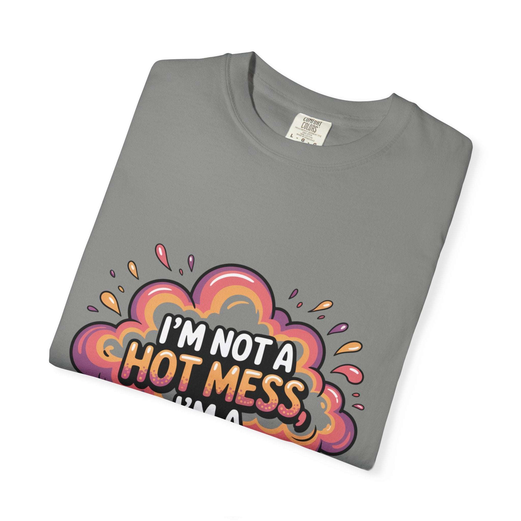 Graphic Tee - Spicy Disaster Unisex Garment-Dyed T-shirt
