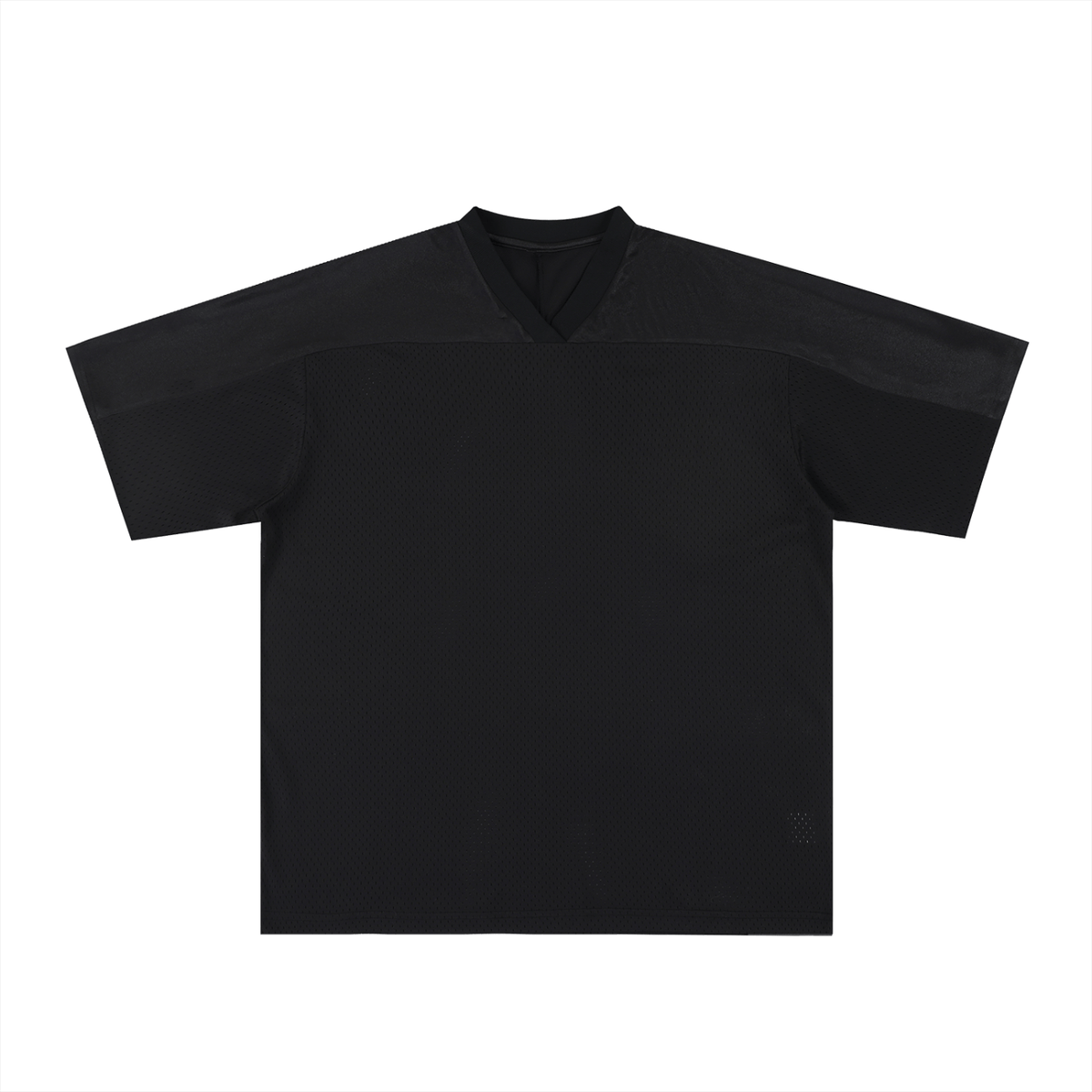 Oversized Mesh V-Neck Soccer Jersey