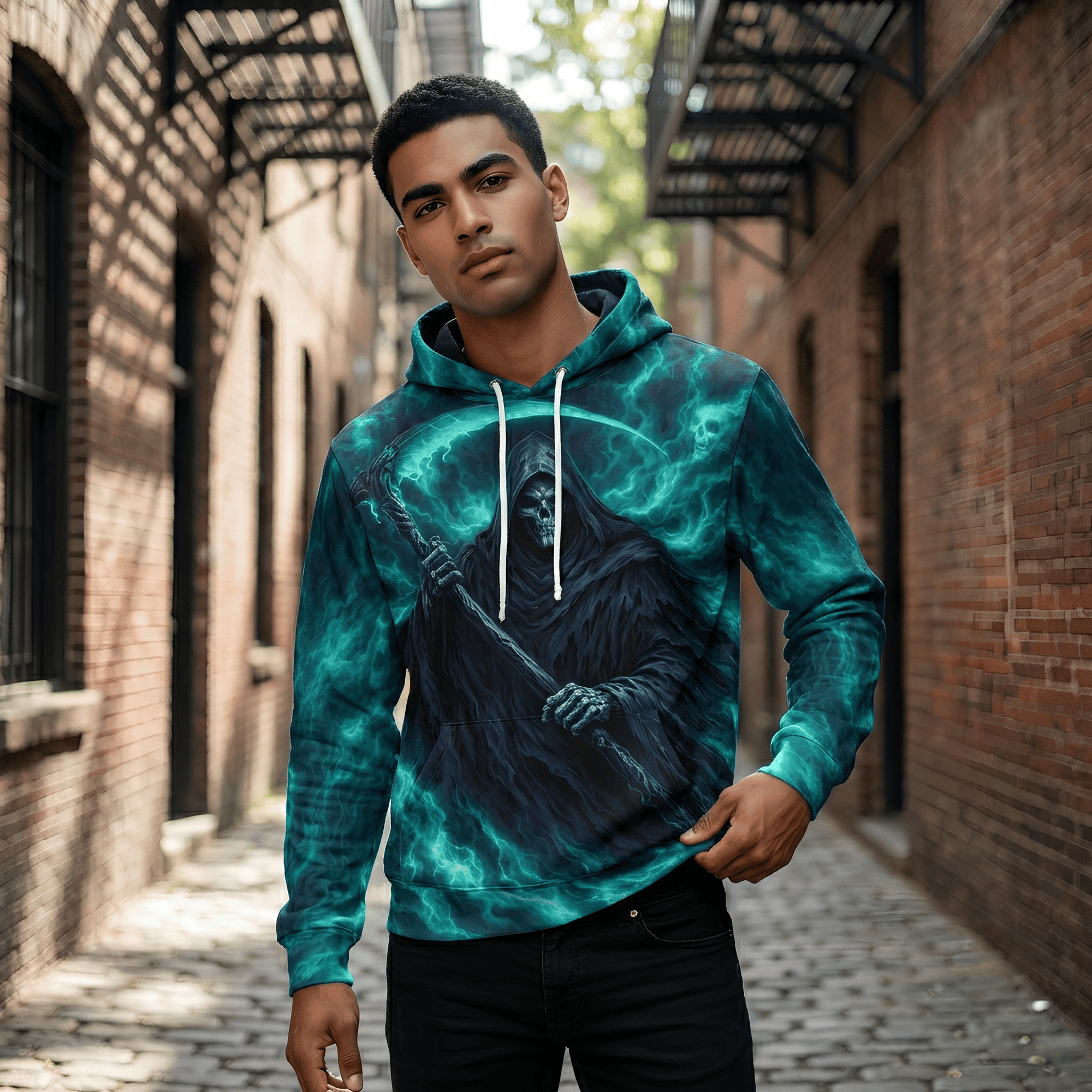 Spectral Grim Reaper Hoodie All Over Print