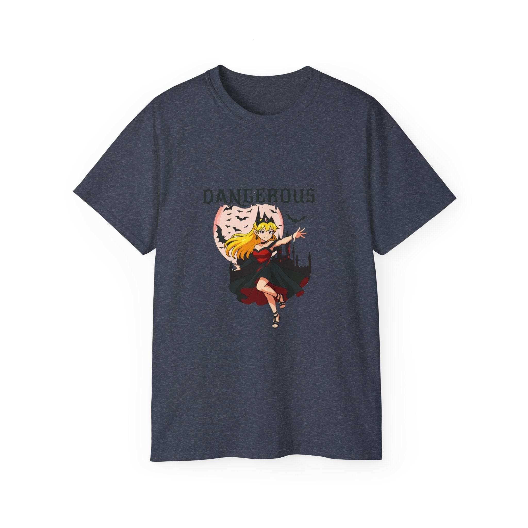 T-Shirt - Anime Halloween Dangerous Girl Print