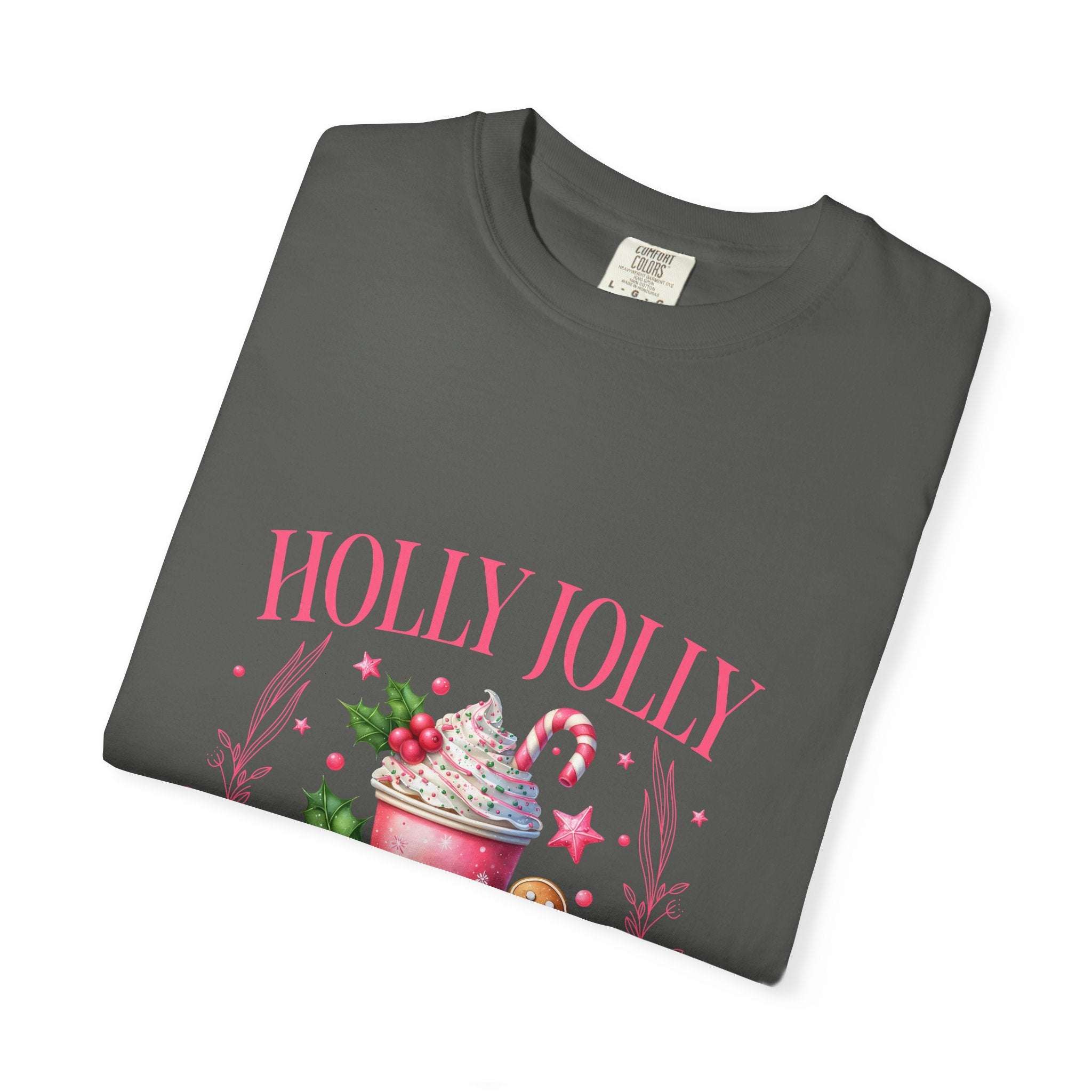 Holly Jolly Christmas Club Garment-Dyed Unisex T-Shirt