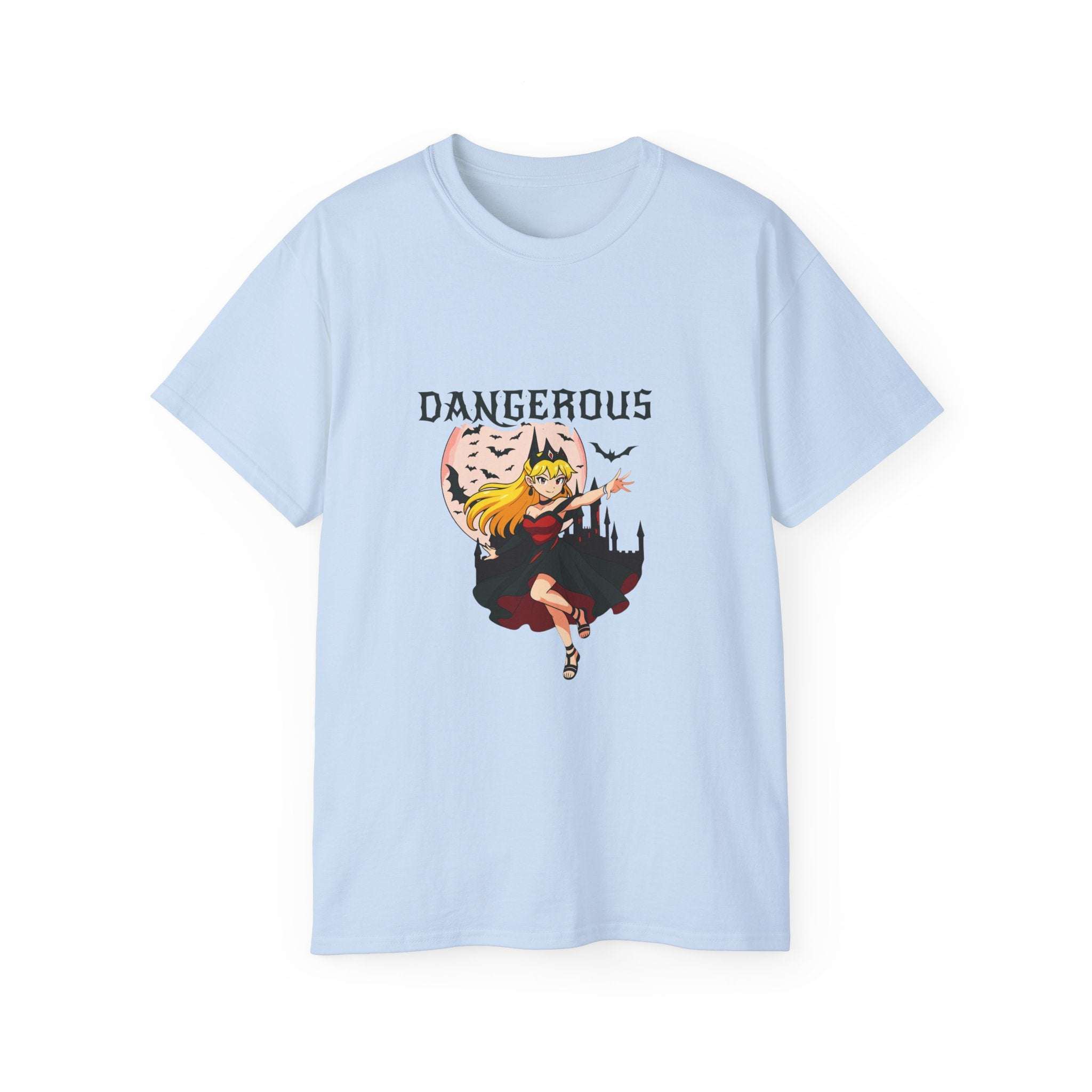 T-Shirt - Anime Halloween Dangerous Girl Print