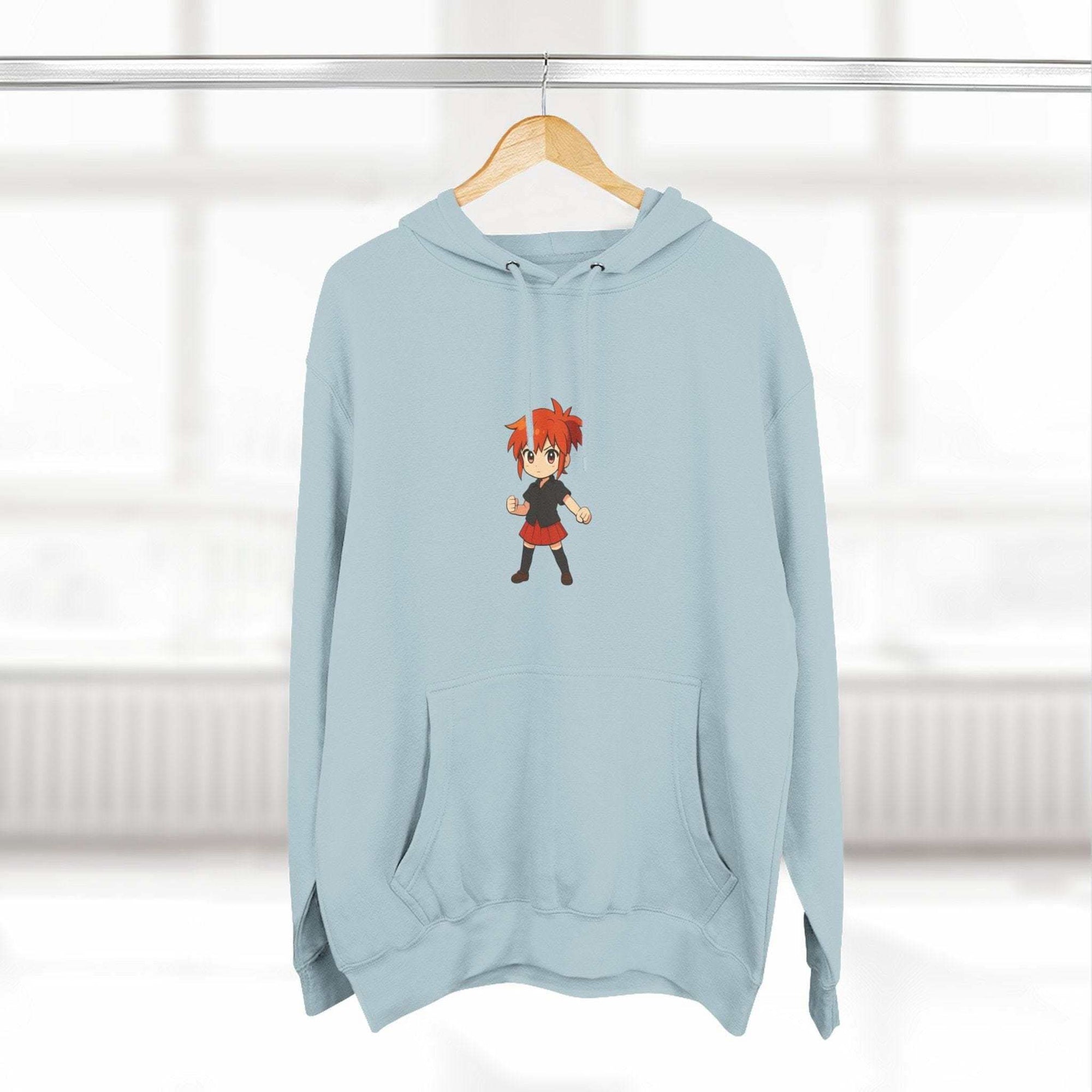 Fleece Hoodie Anime Power Girl