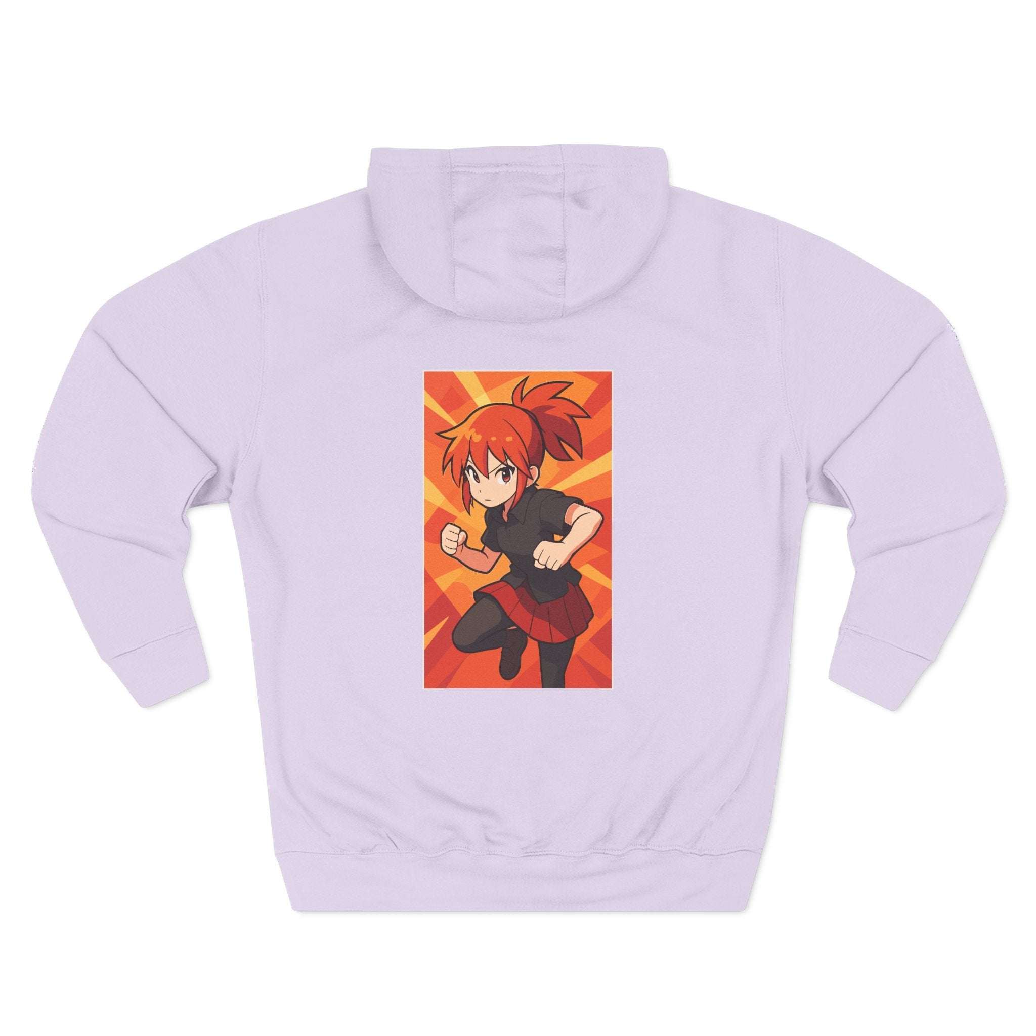 Fleece Hoodie Anime Power Girl