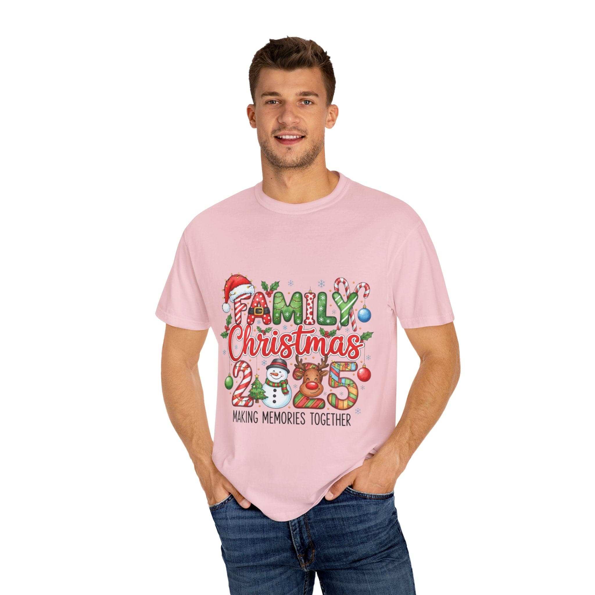 Garment-Dyed T-shirt - Family Christmas 2025