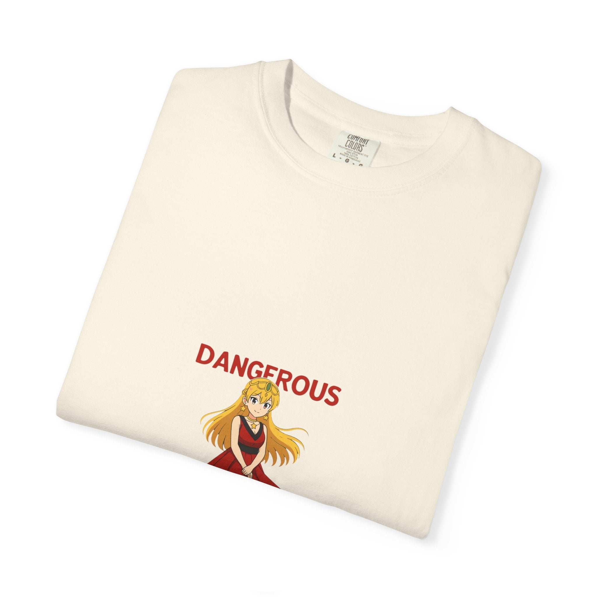 Anime Dangerous Red Girl T-Shirt - 100% Cotton Graphic Tee