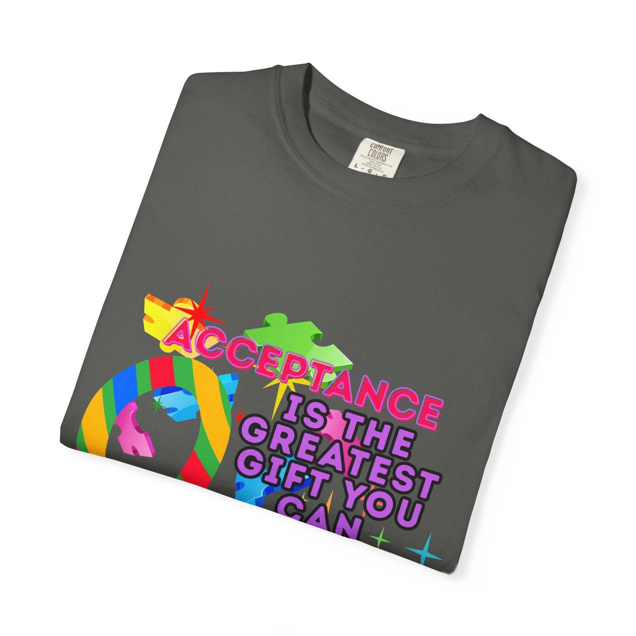 Garment-Dyed T-shirt - Autism Acceptance