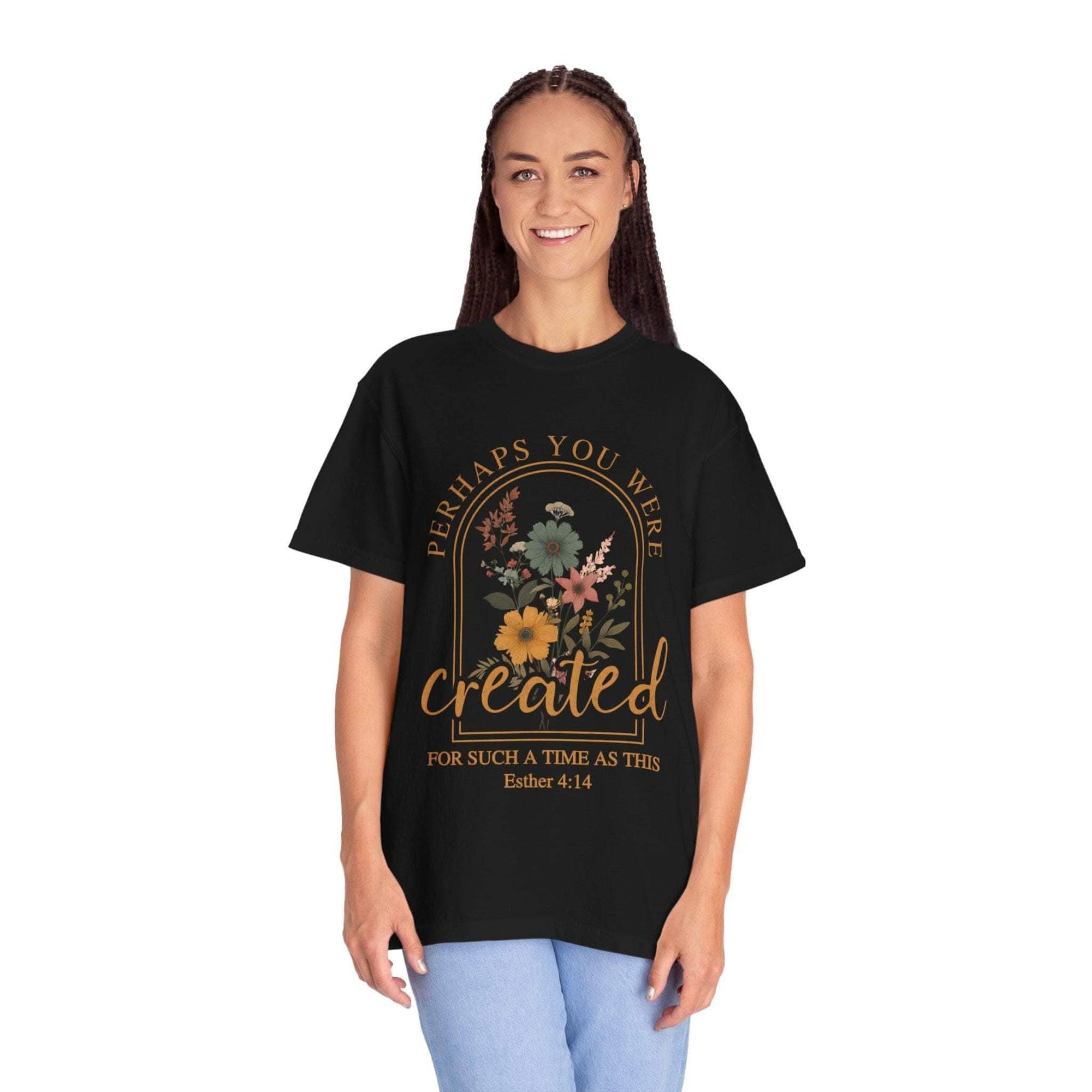 Created For Such A Time As This garment-dyed faith t-shirt with soft color and comfortable fit