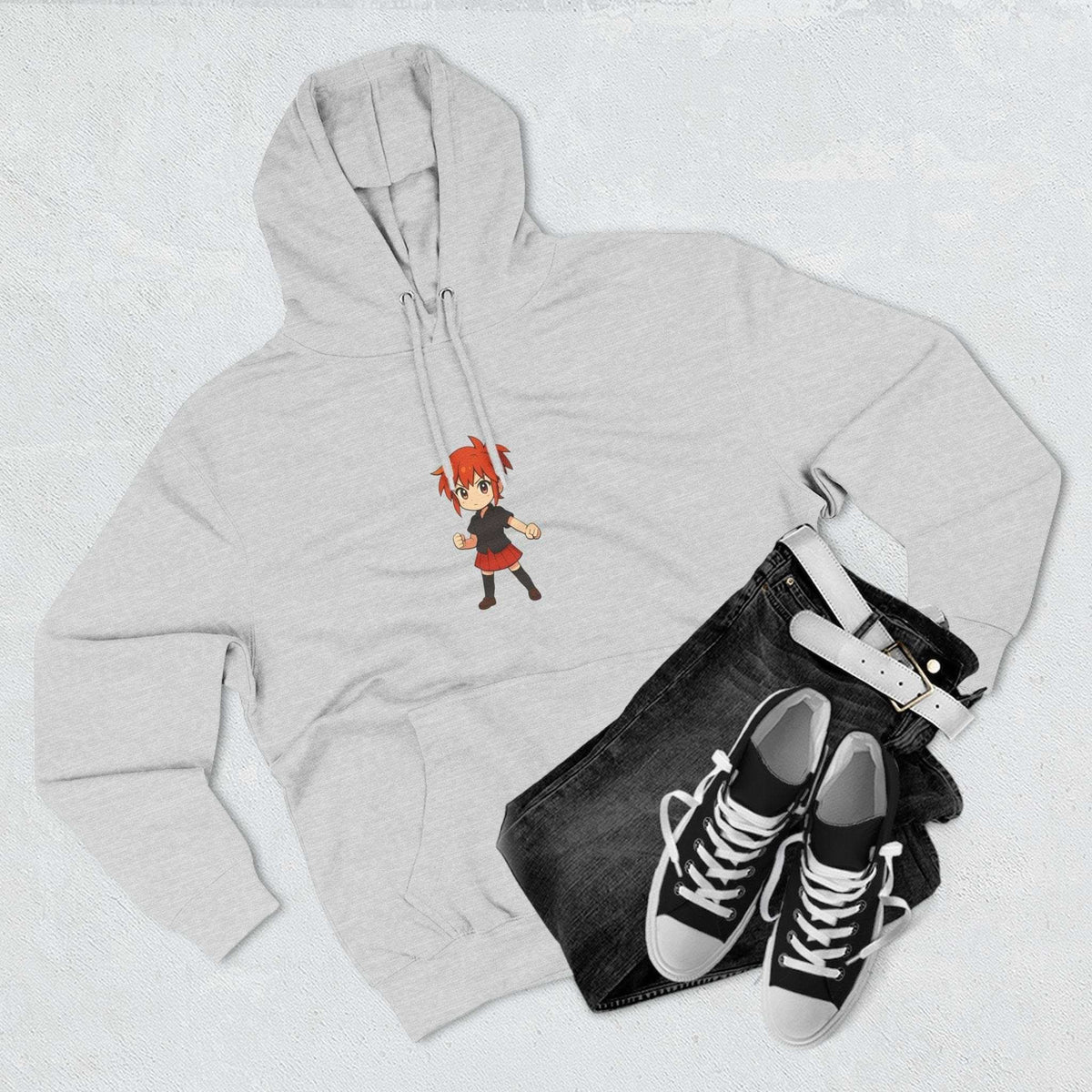 Fleece Hoodie Anime Power Girl