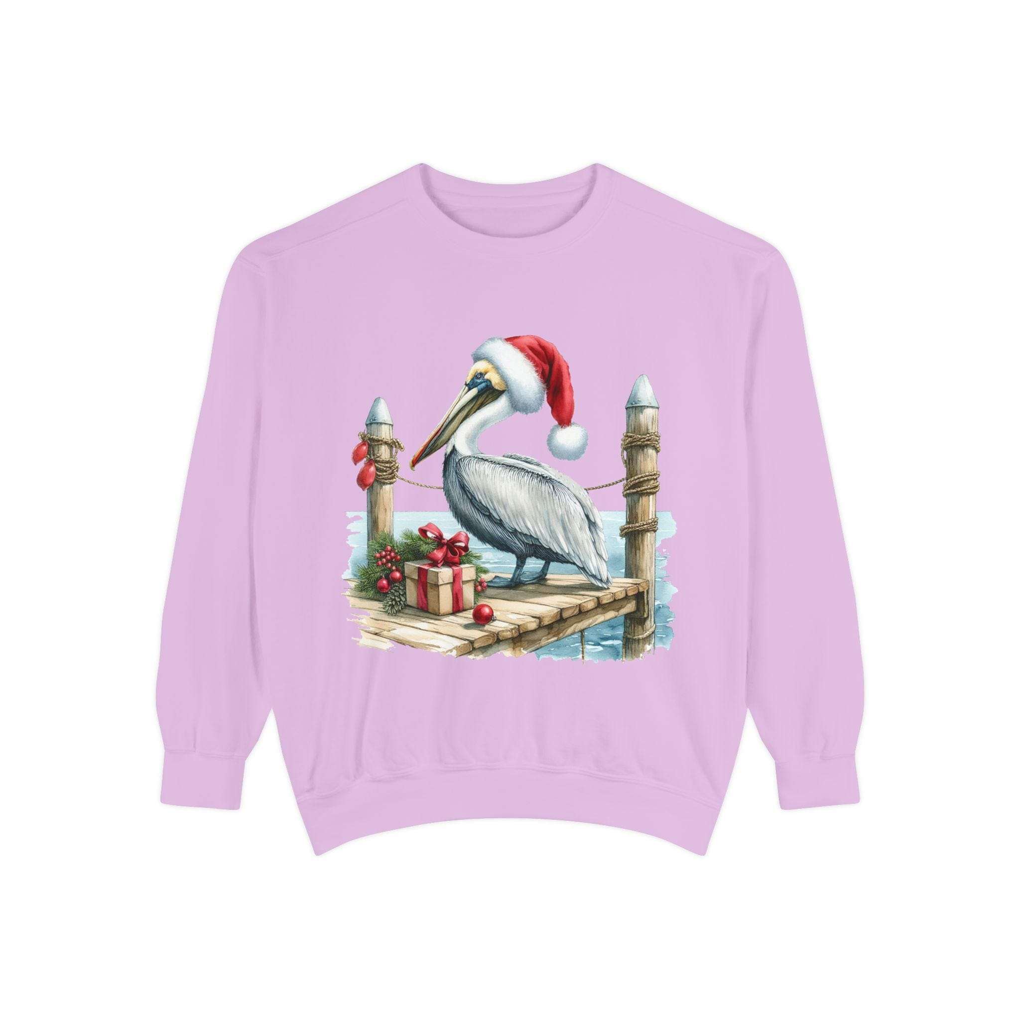 Christmas Pelican Santa Sweatshirt - Festive Holiday Pullover