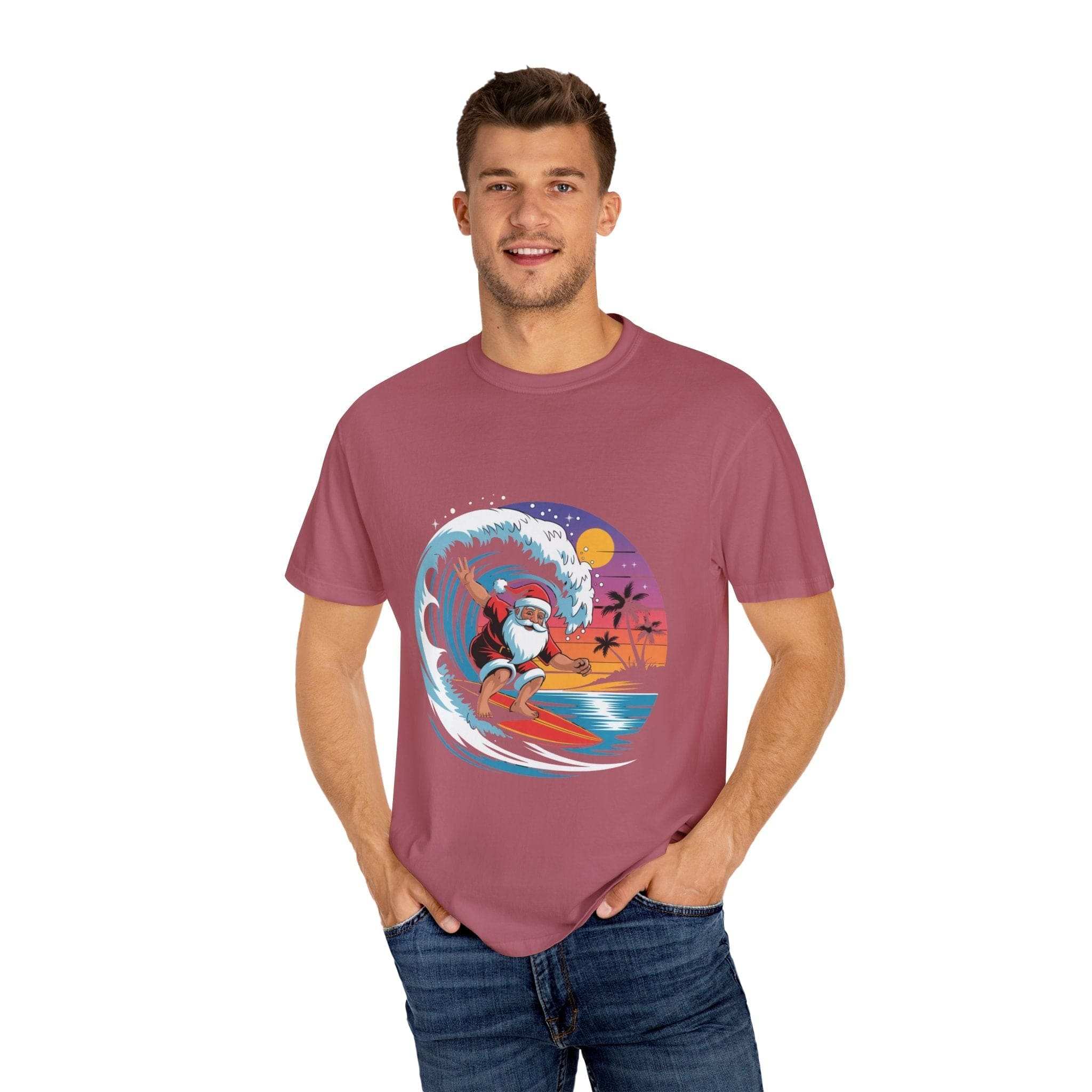Surfing Santa T-shirt