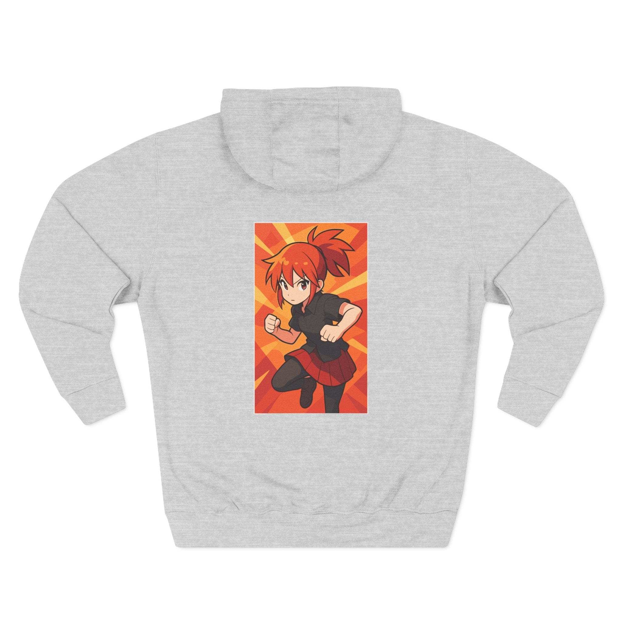 Fleece Hoodie Anime Power Girl