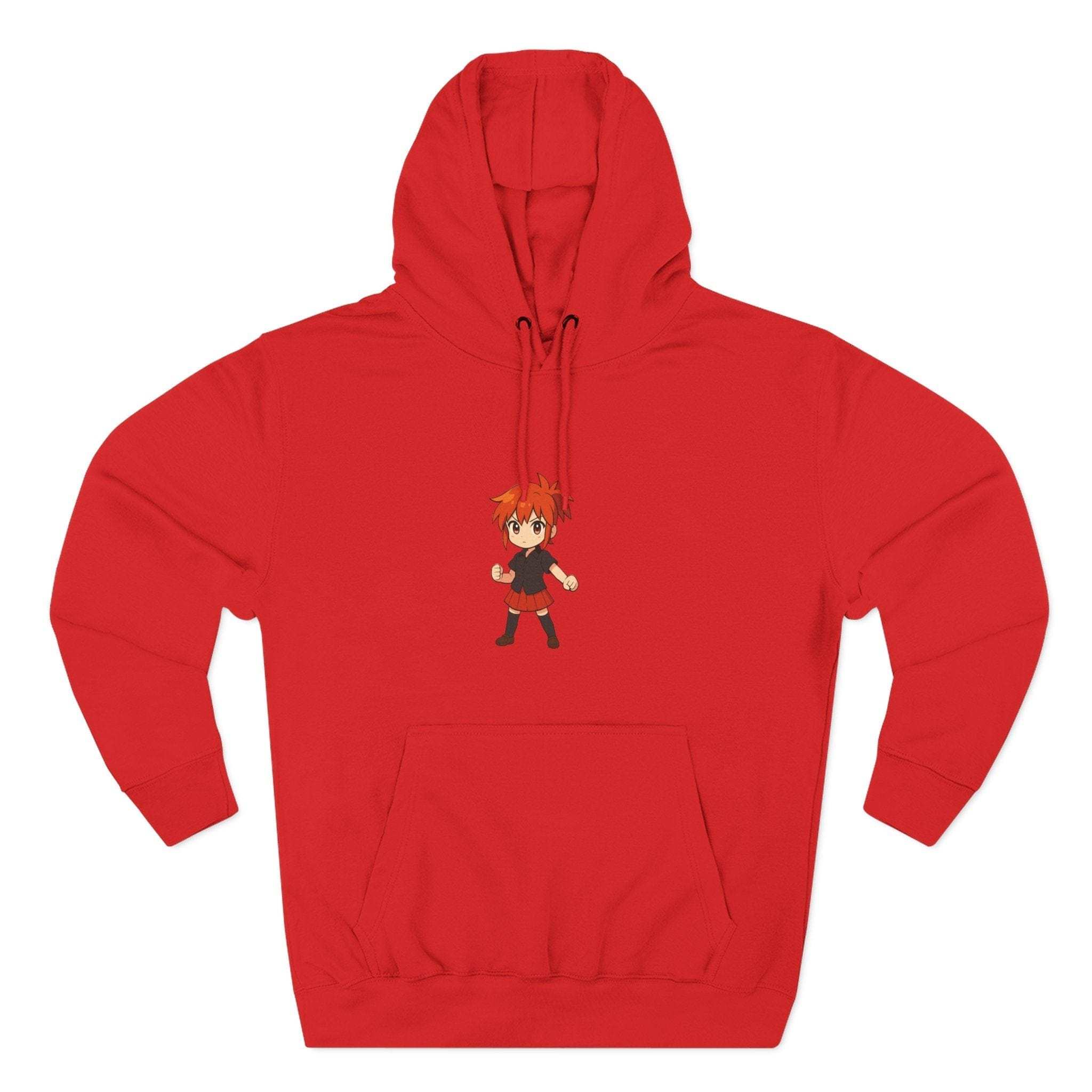 Fleece Hoodie Anime Power Girl
