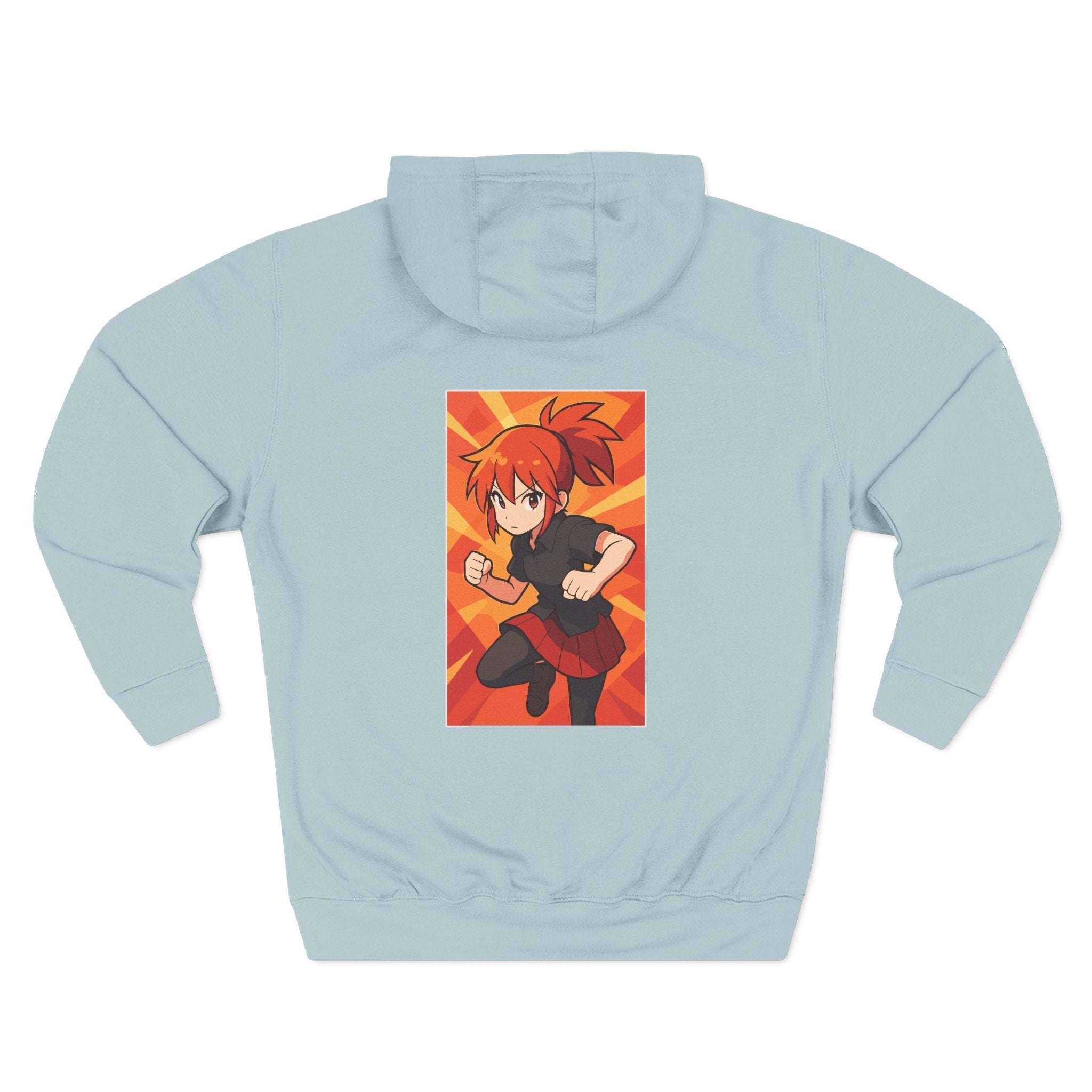 Fleece Hoodie Anime Power Girl