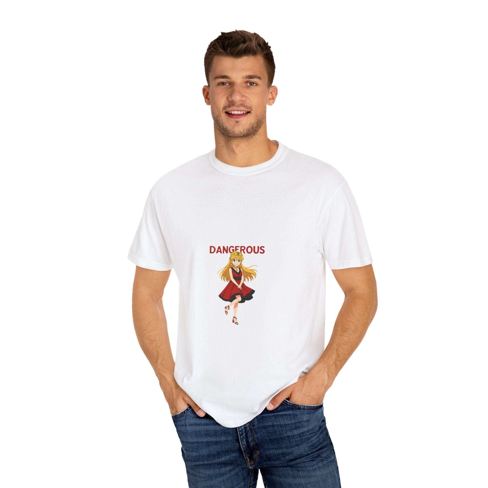 Anime Dangerous Red Girl T-shirt