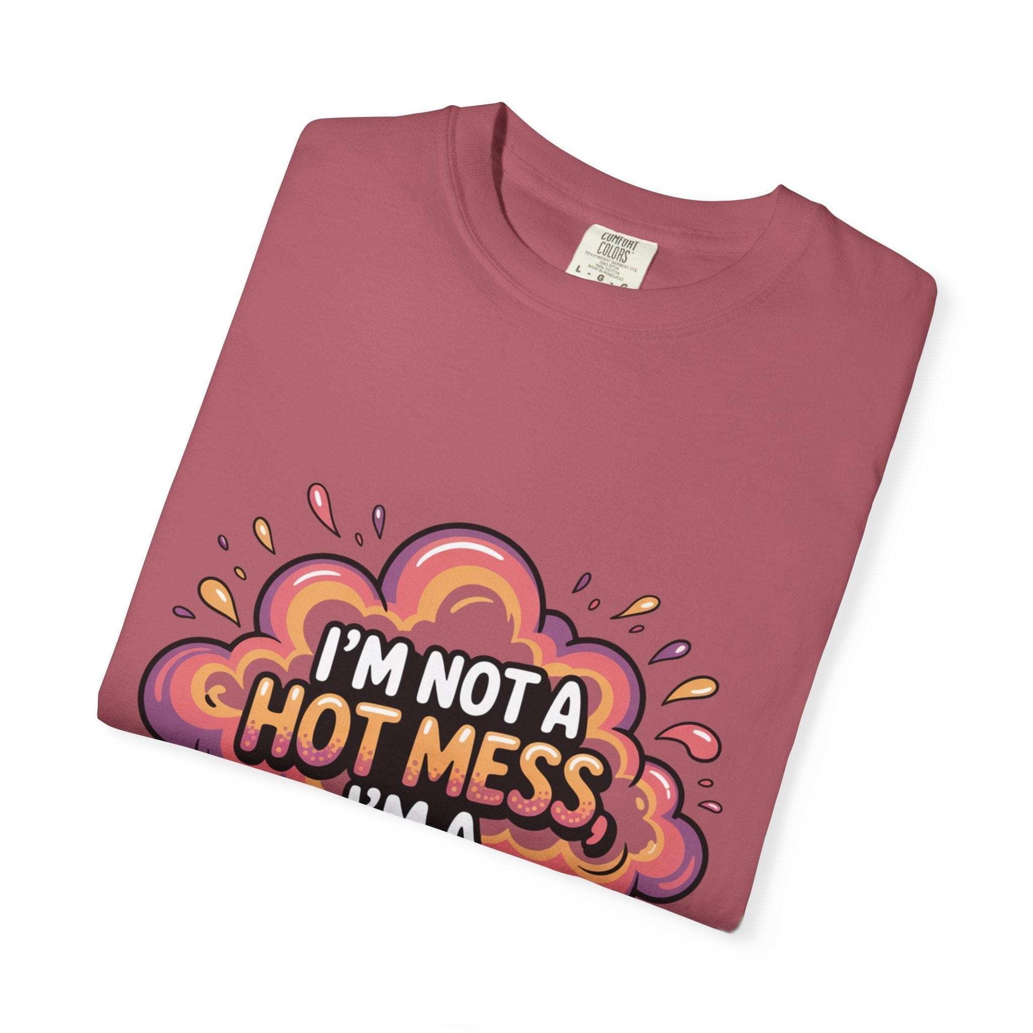 Graphic Tee - Spicy Disaster Unisex Garment-Dyed T-shirt
