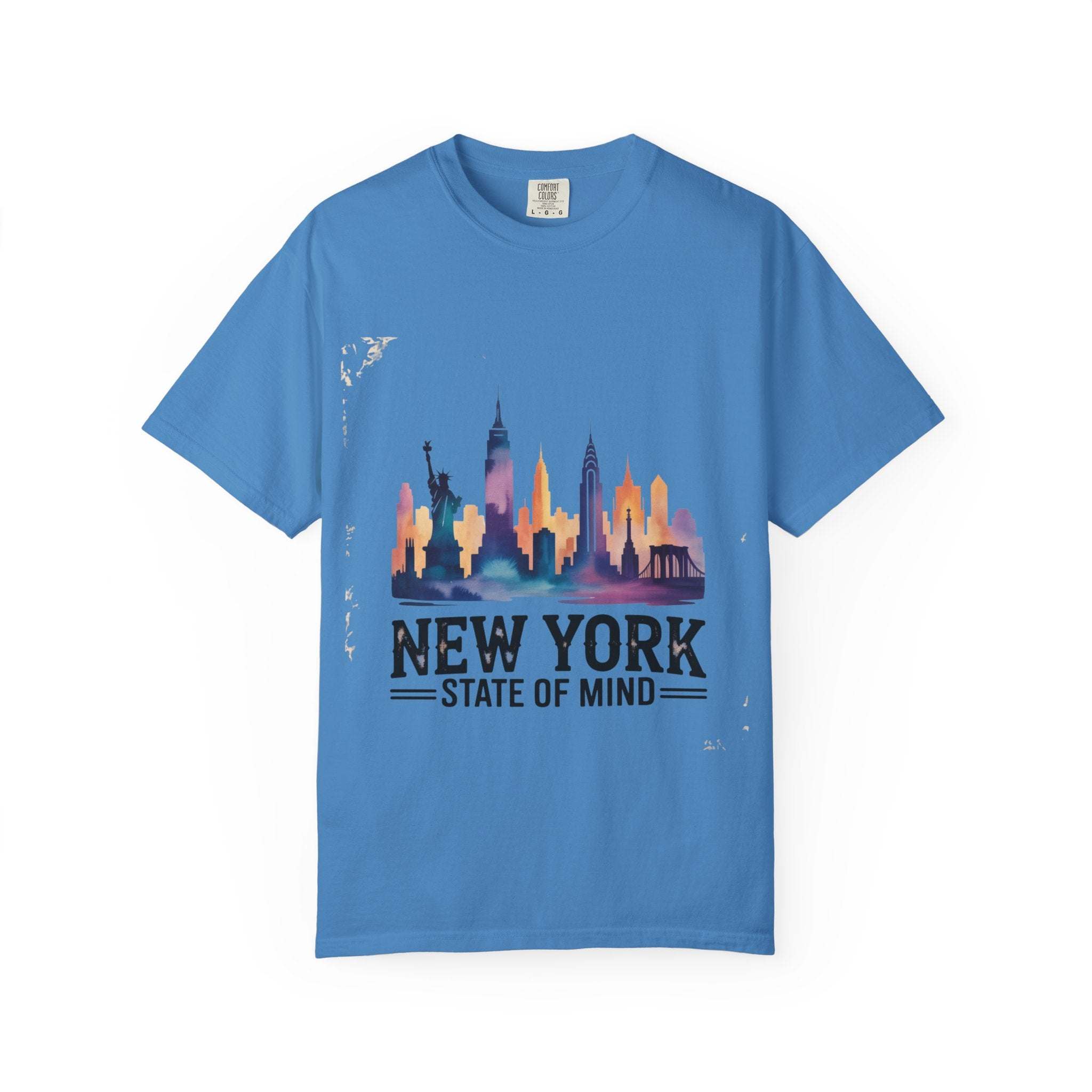 Garment-Dyed T-shirt - New York State of Mind Design