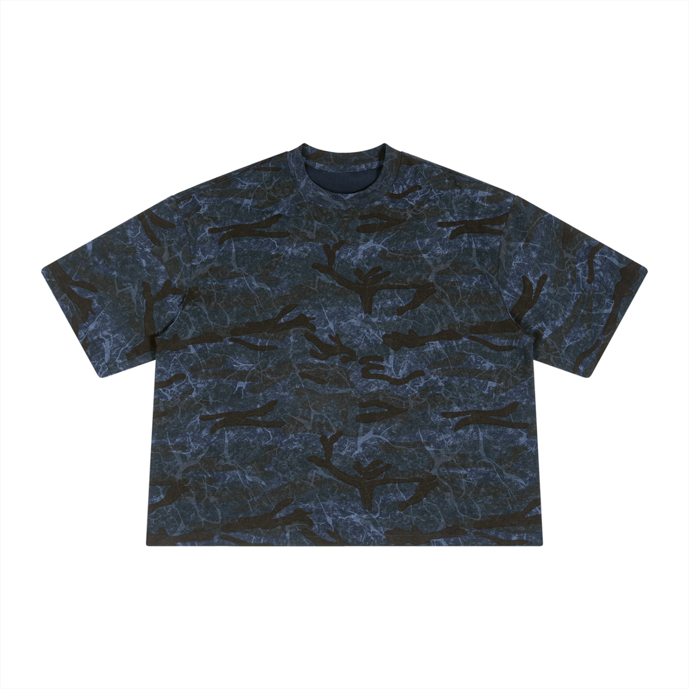 Unisex Boxy Camo Print T-Shirt | Oversized Cotton Streetwear Tee