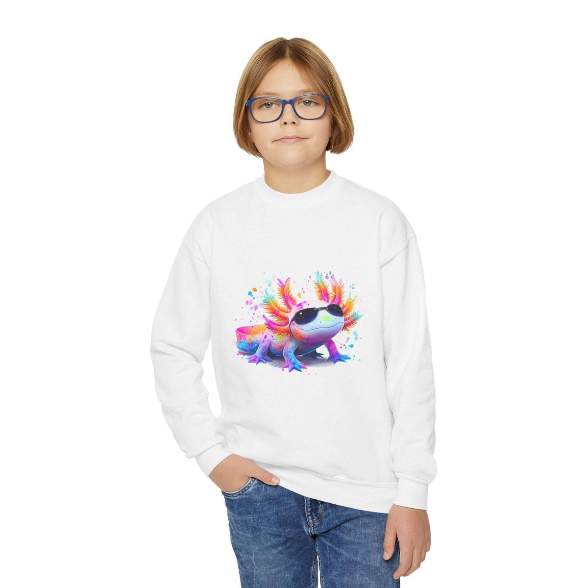 Rainbow Axolotl Sweatshirt
