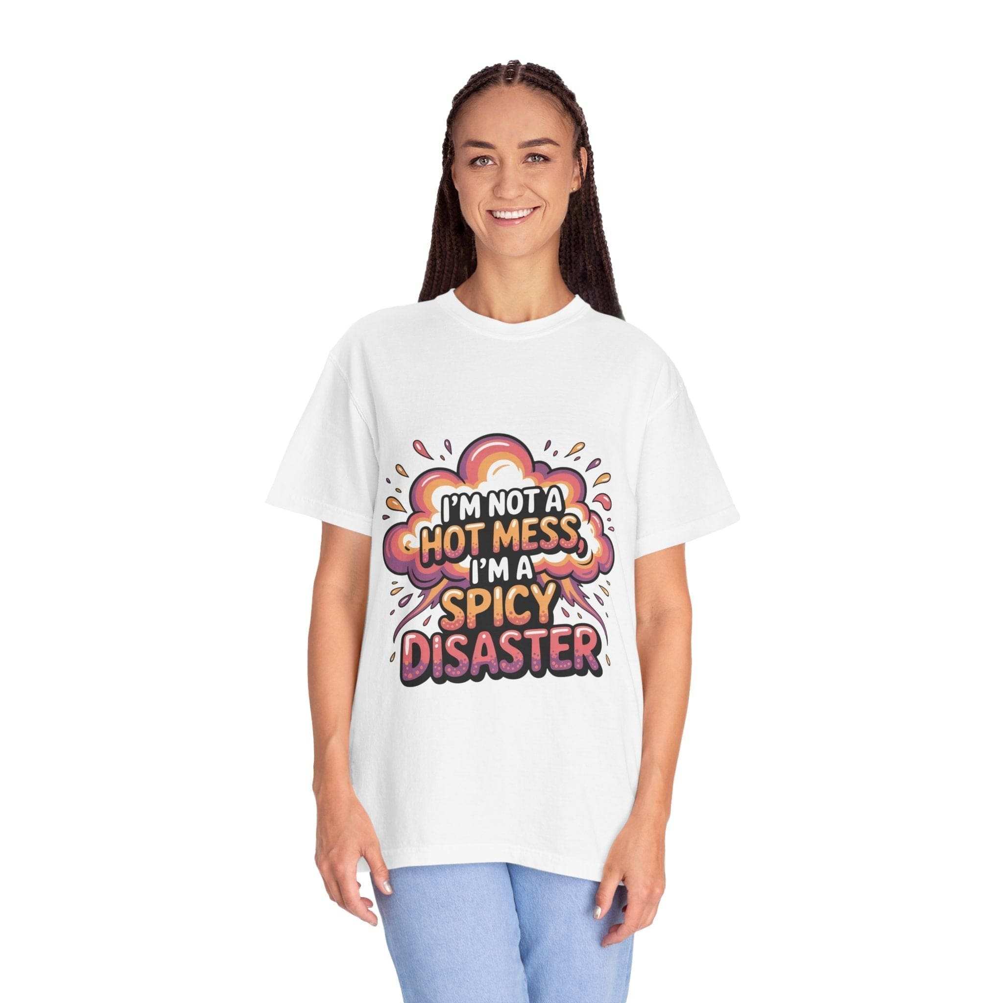 Graphic Tee - Spicy Disaster Unisex Garment-Dyed T-shirt