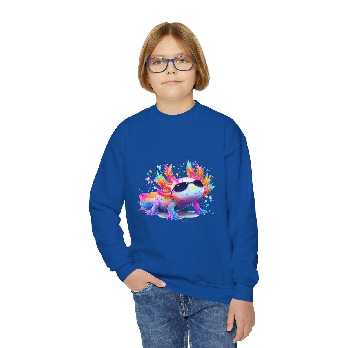 Rainbow Axolotl Sweatshirt