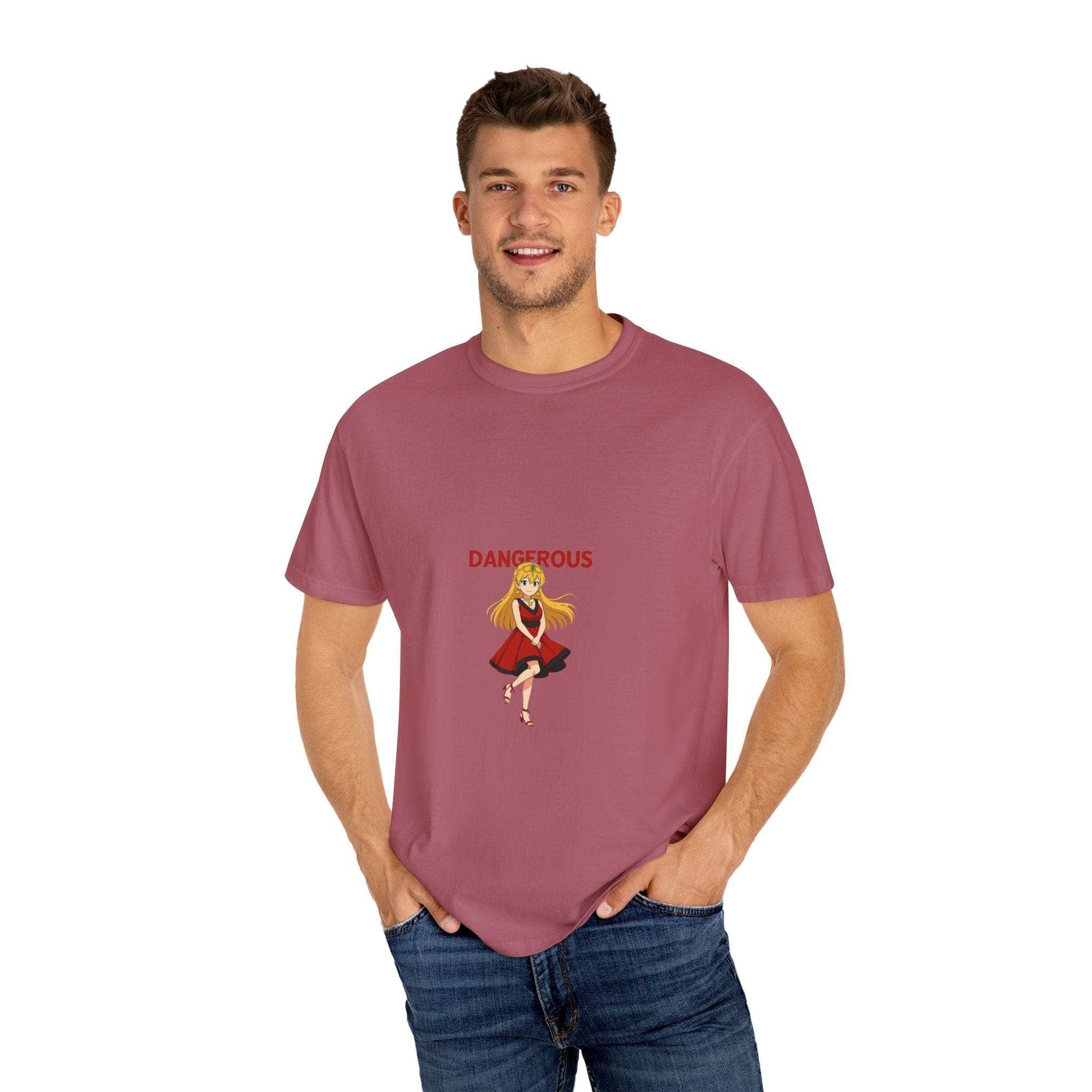 Anime Dangerous Red Girl T-shirt